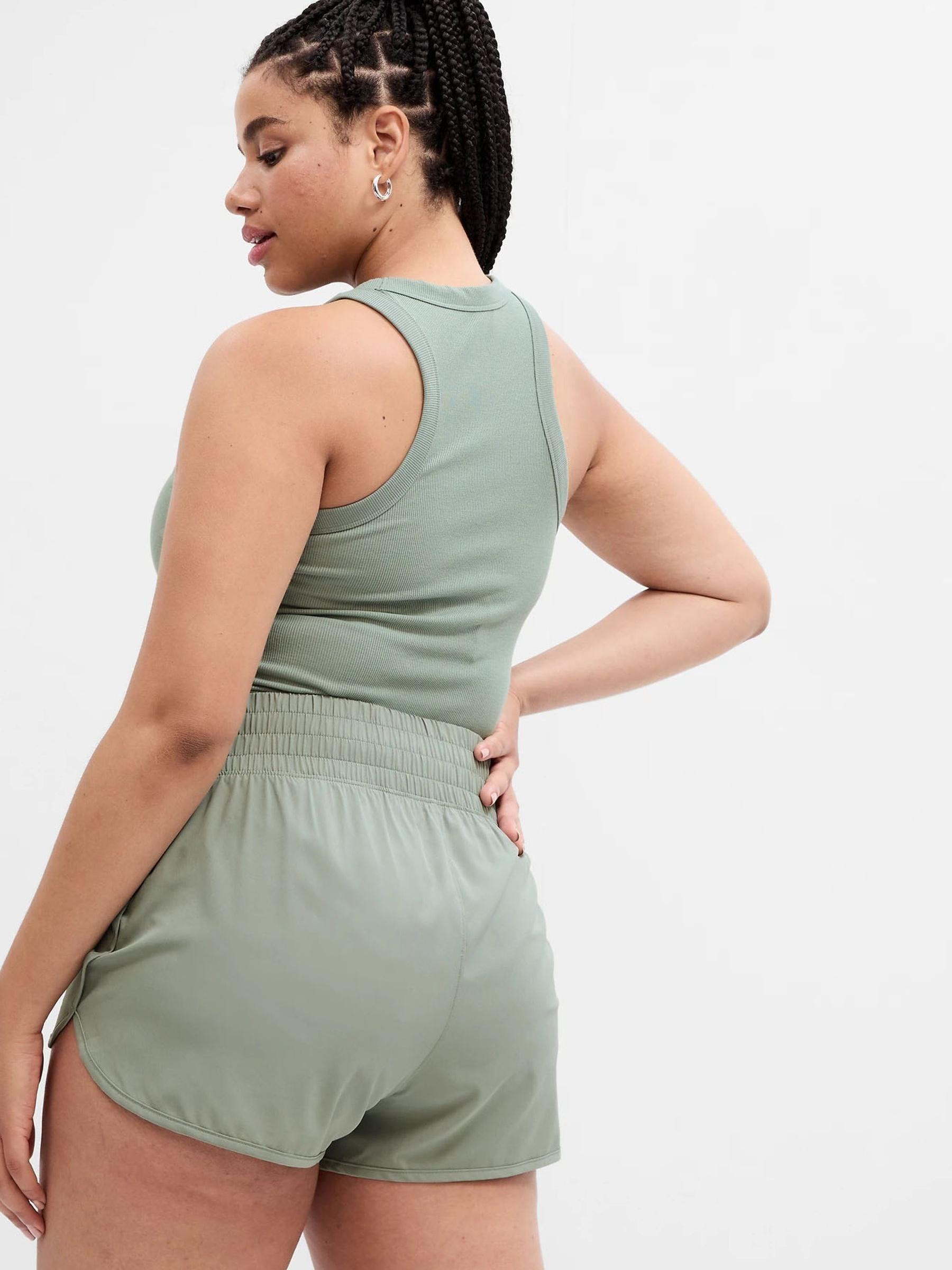Green Fit Cool Dry Ribbed High Neck Vest - Image 2 of 4