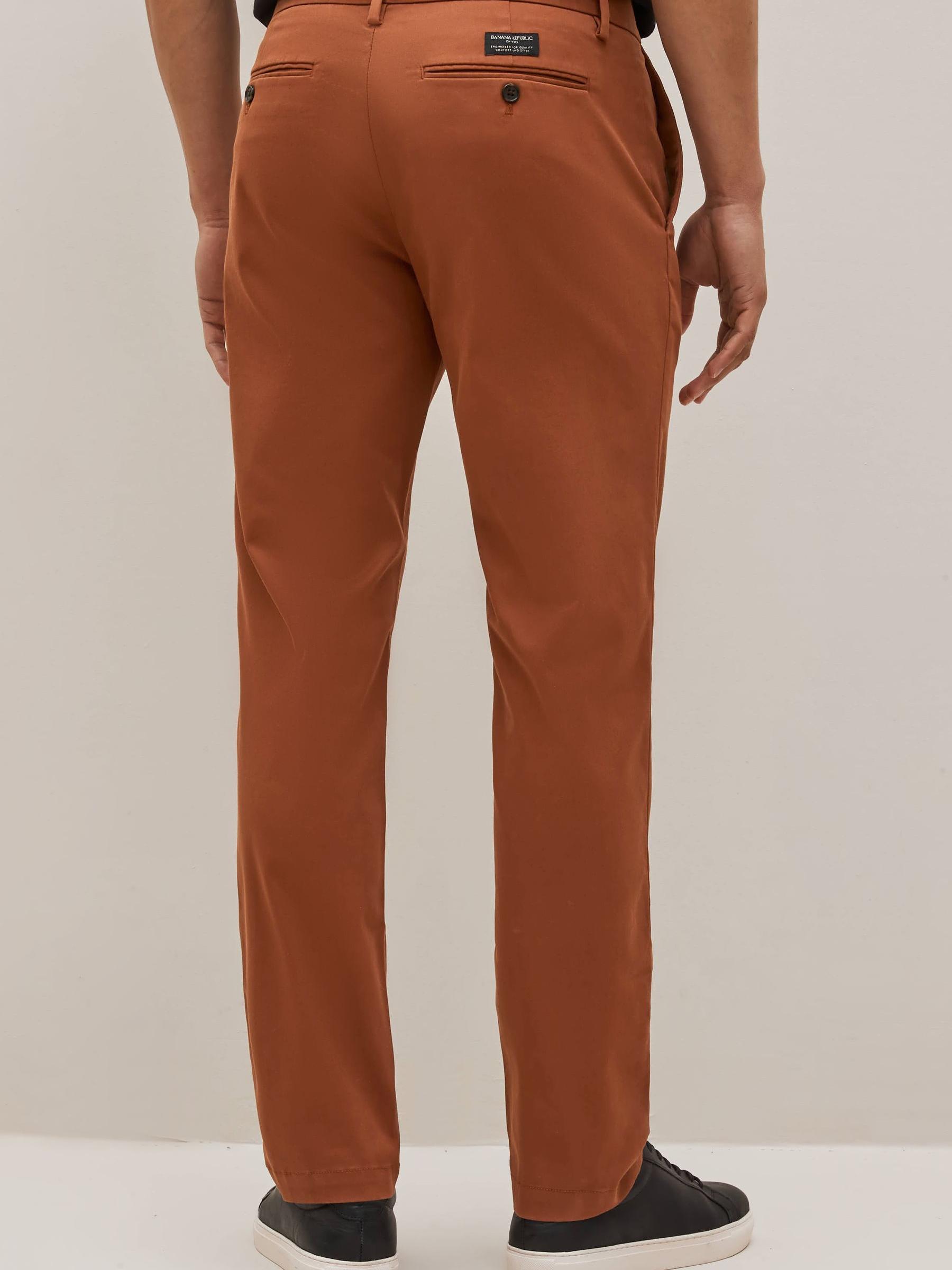 Banana Republic Brown Slim Rapid Movement Chinos - Image 2 of 5