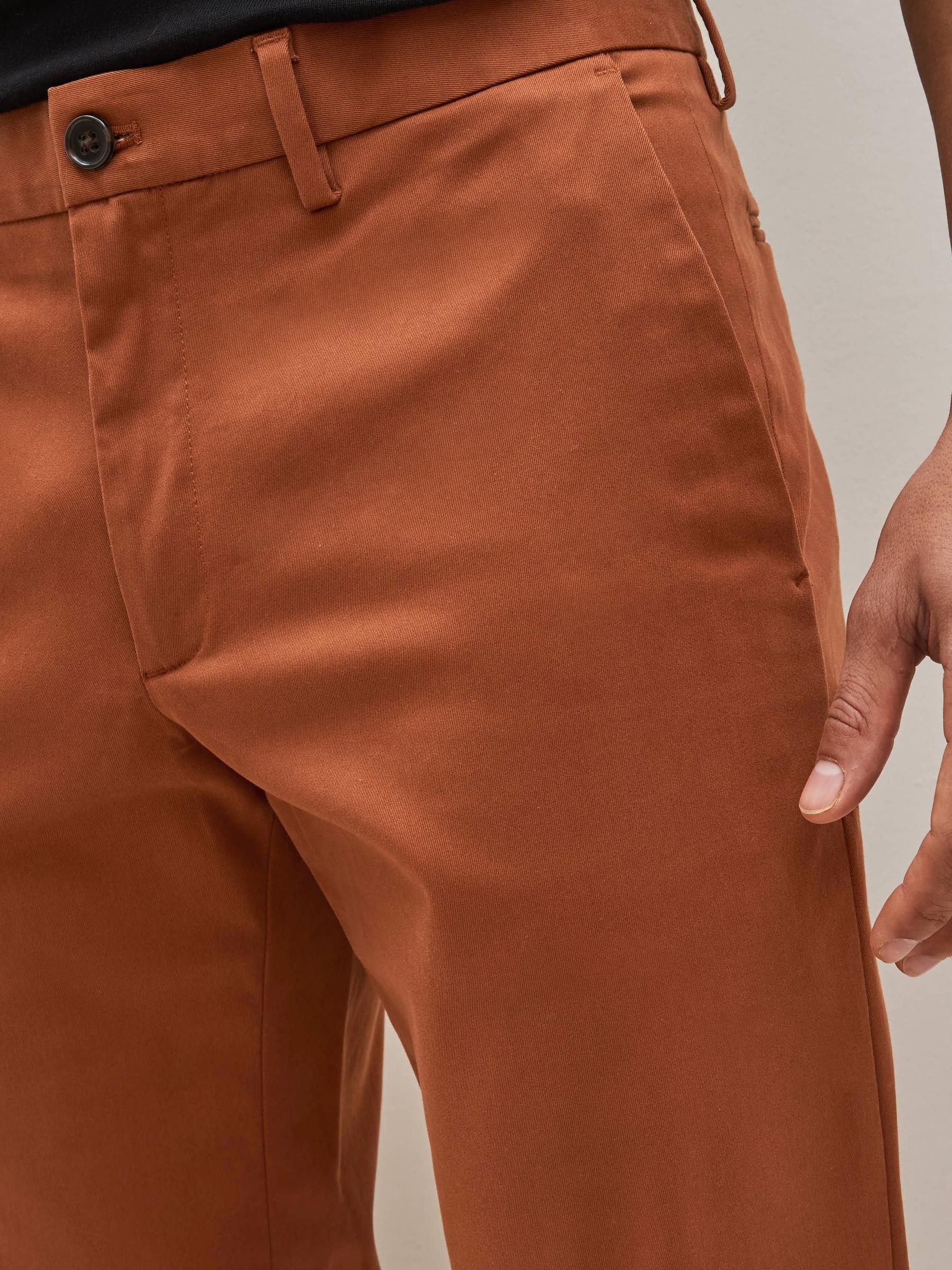 Banana Republic Brown Slim Rapid Movement Chinos - Image 3 of 5