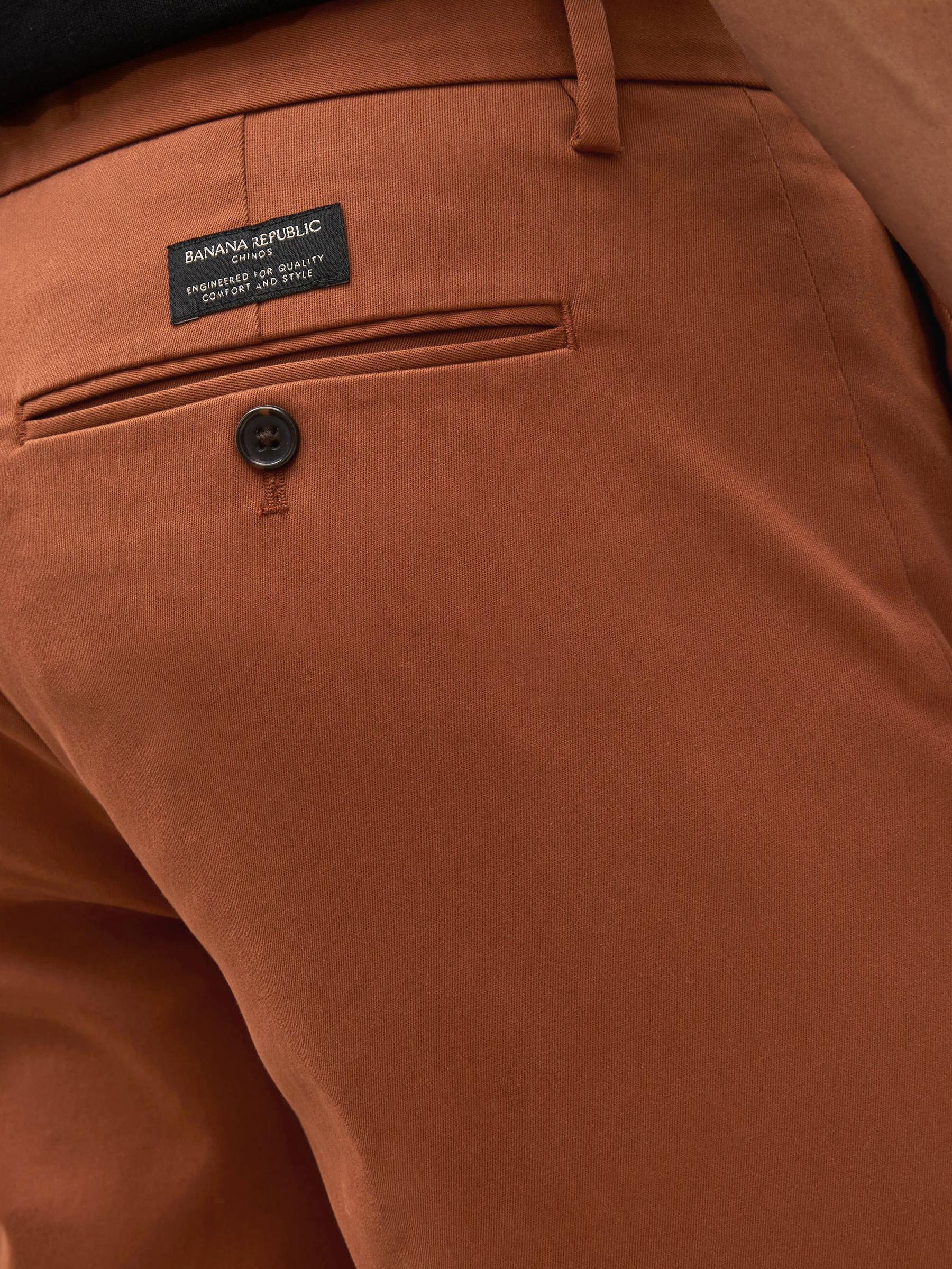 Banana Republic Brown Slim Rapid Movement Chinos - Image 4 of 5