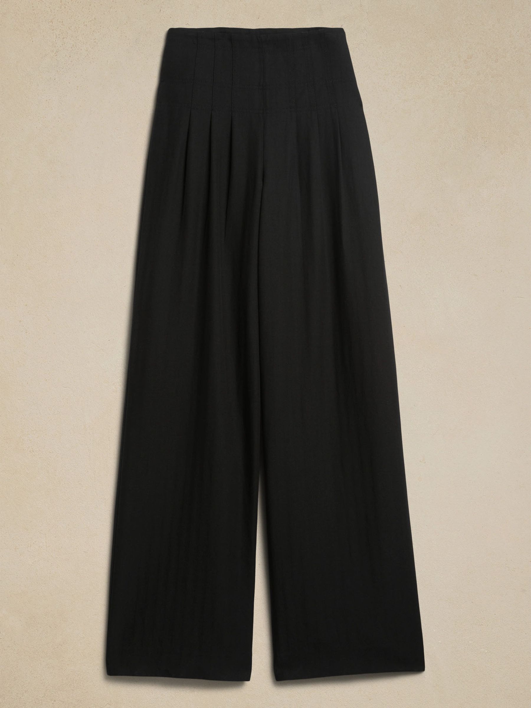 Banana Republic Black Clarisse Ultra-High Rise Corset Trousers - Image 4 of 4
