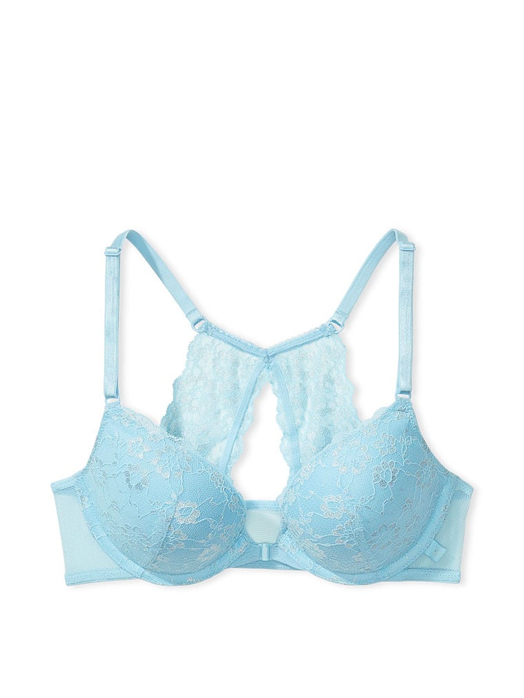 Blue Topaz Posey Lace Lace T-Shirt Push Up Bra - Image 3 of 3
