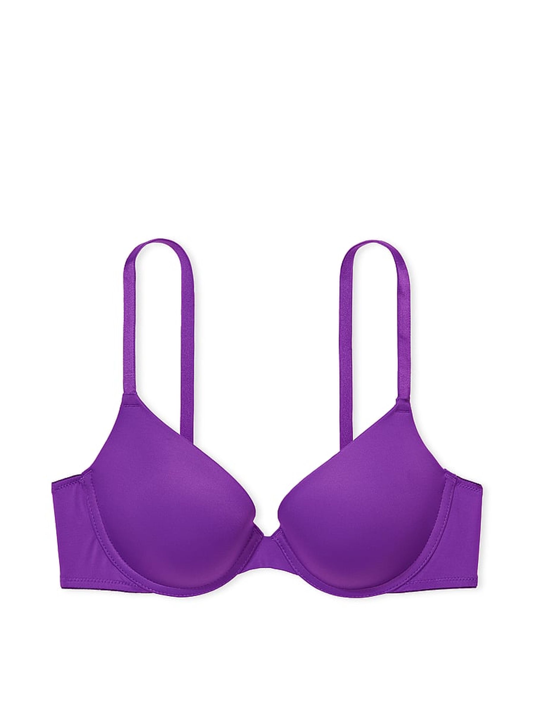 Dark Purple Smooth Push Up Bra - Image 3 of 3