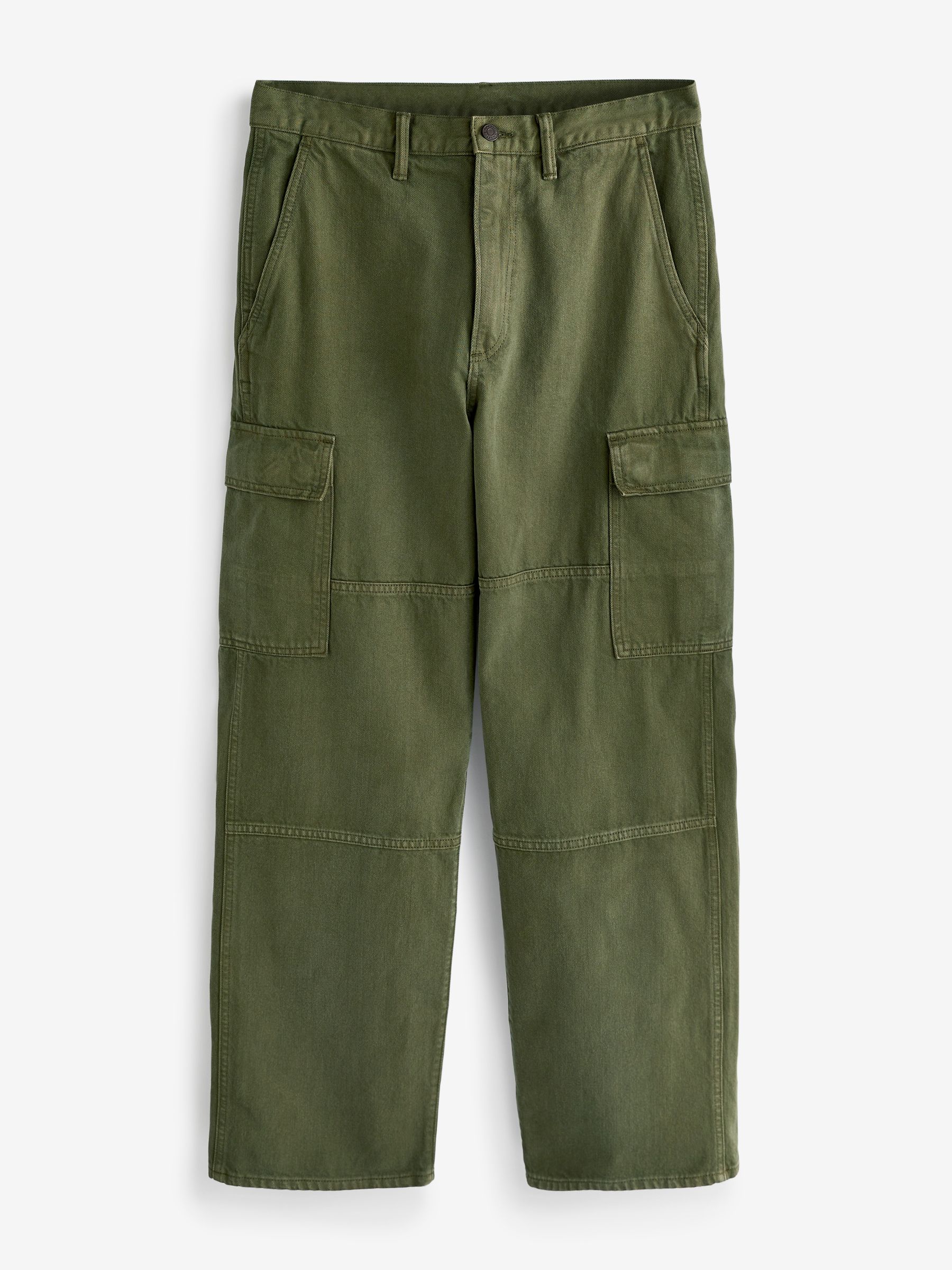 Green 90s Original Straight Fit Cargo Jeans - Image 3 of 3