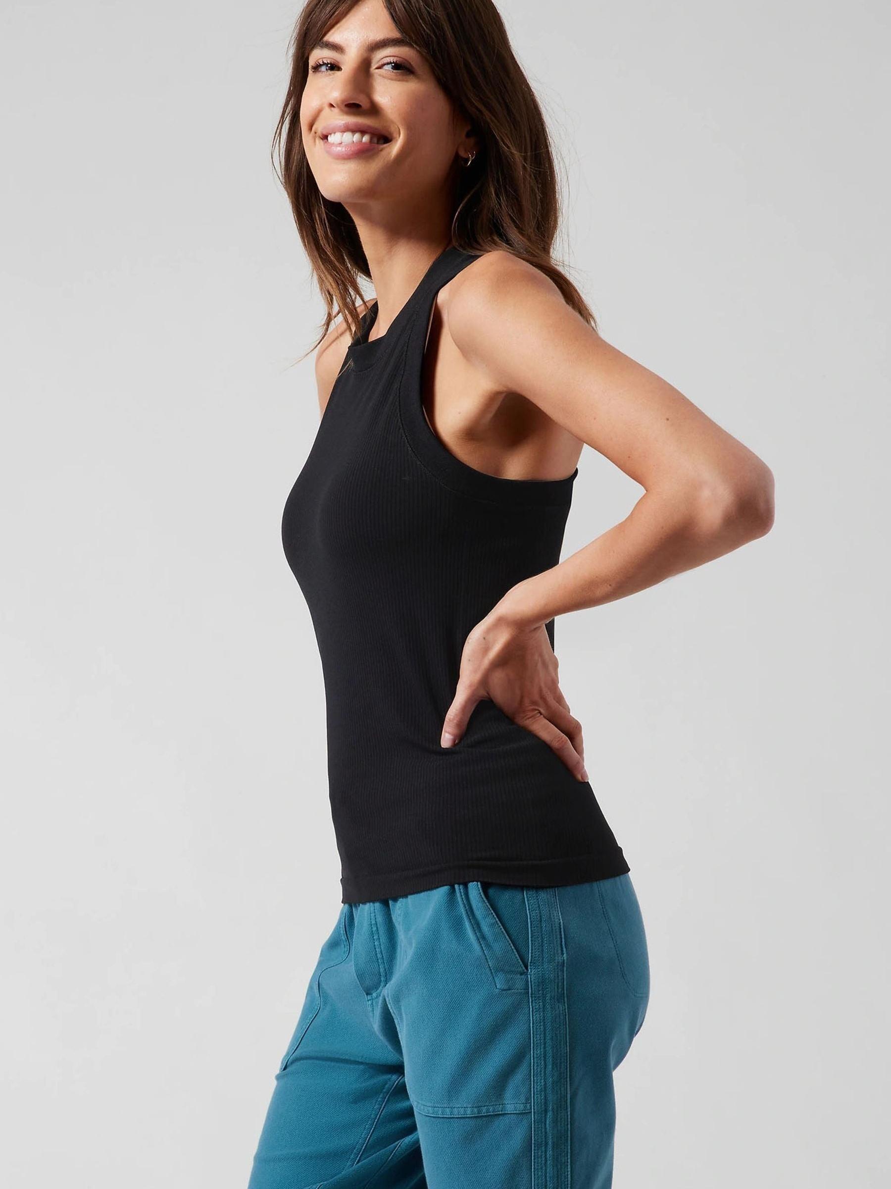Athleta Black Renew Seamless Racerback Tank - Image 3 of 5