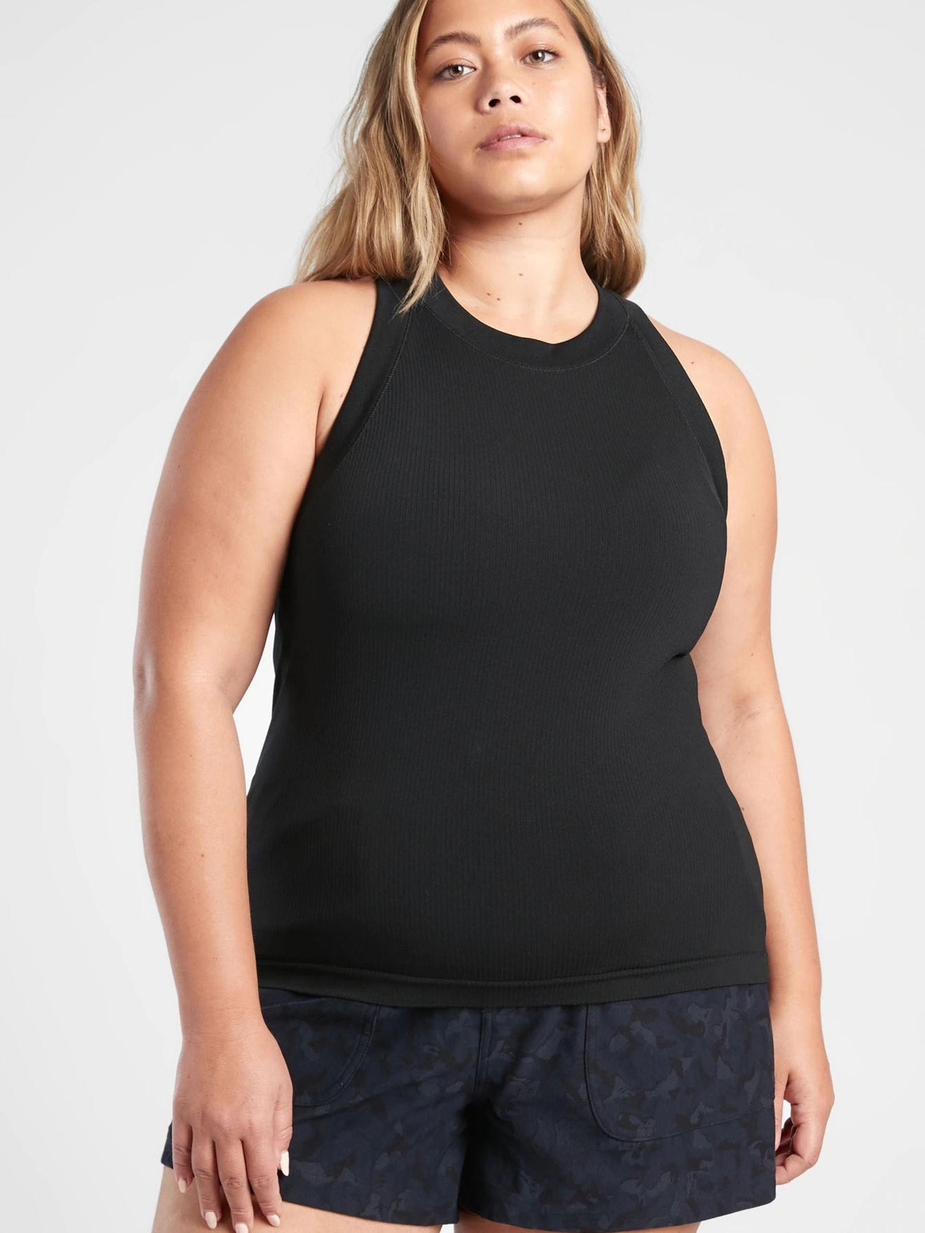 Athleta Black Renew Seamless Racerback Tank - Image 4 of 5