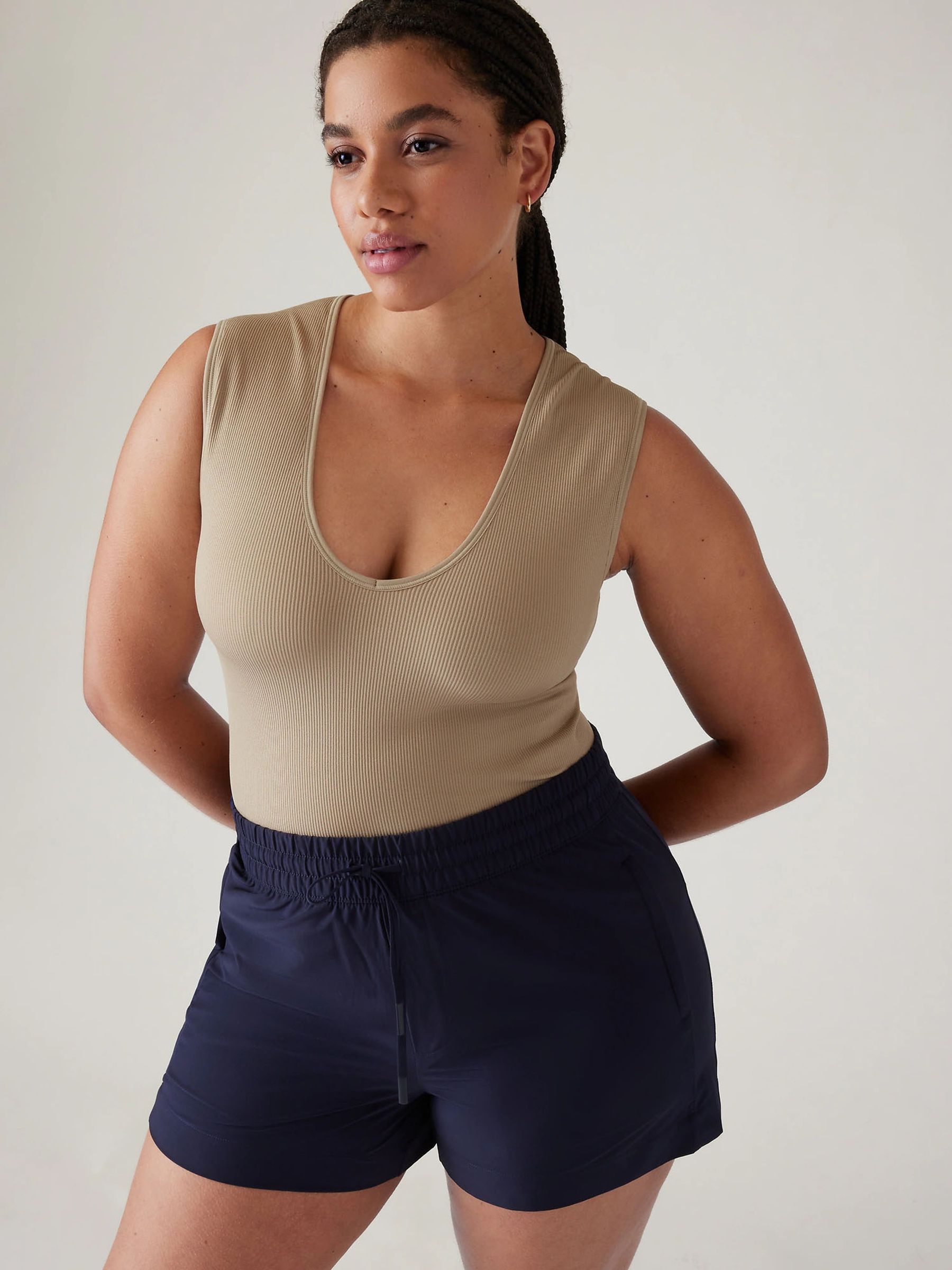 Athleta Cream Aurora Bodysuit - Image 1 of 3