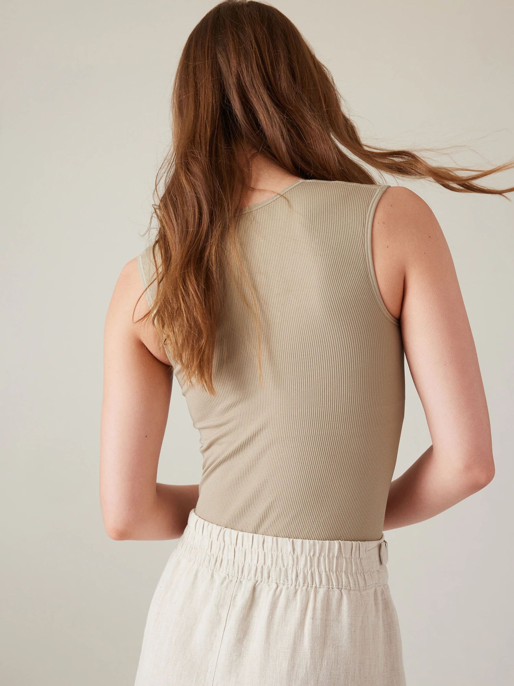 Athleta Cream Aurora Bodysuit - Image 2 of 3