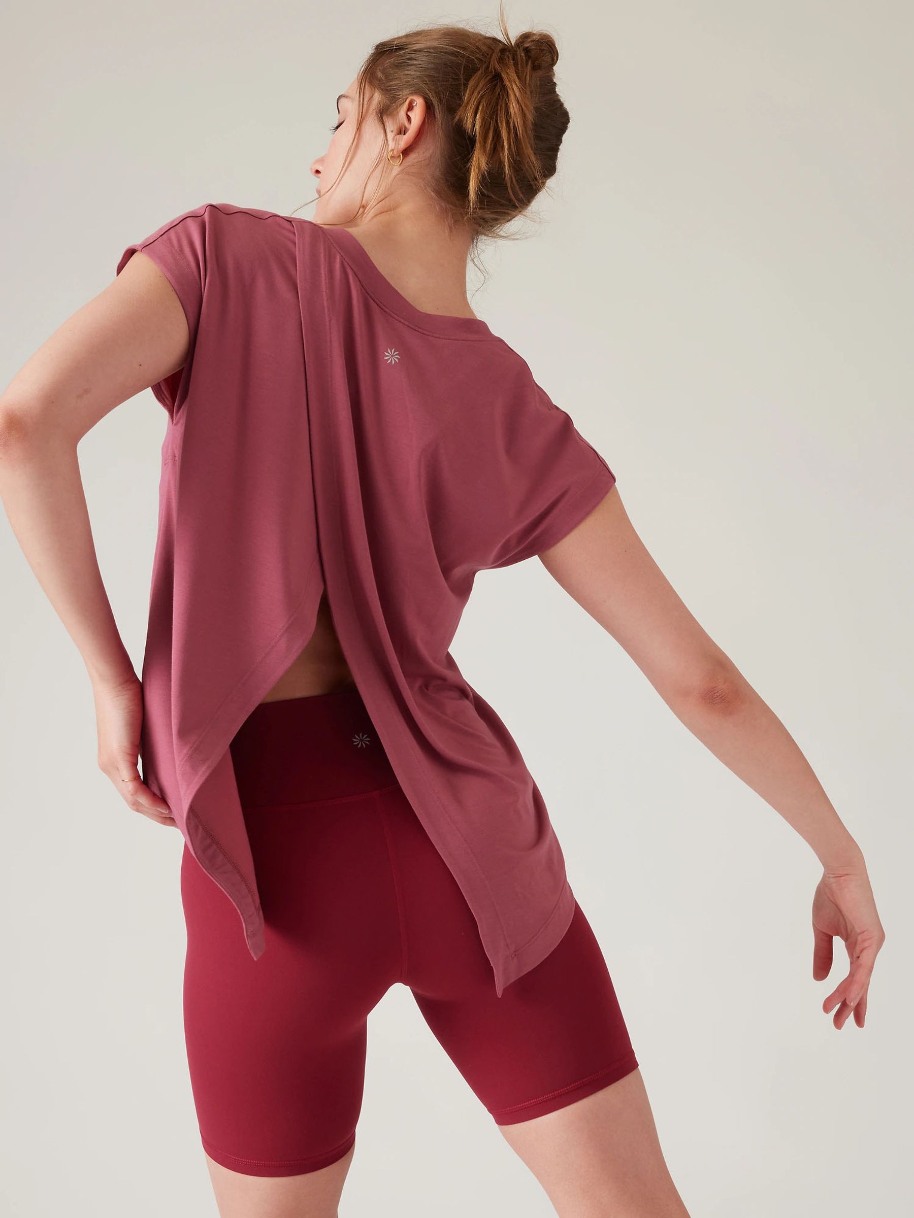 Athleta Pink Explore T-Shirt - Image 2 of 4