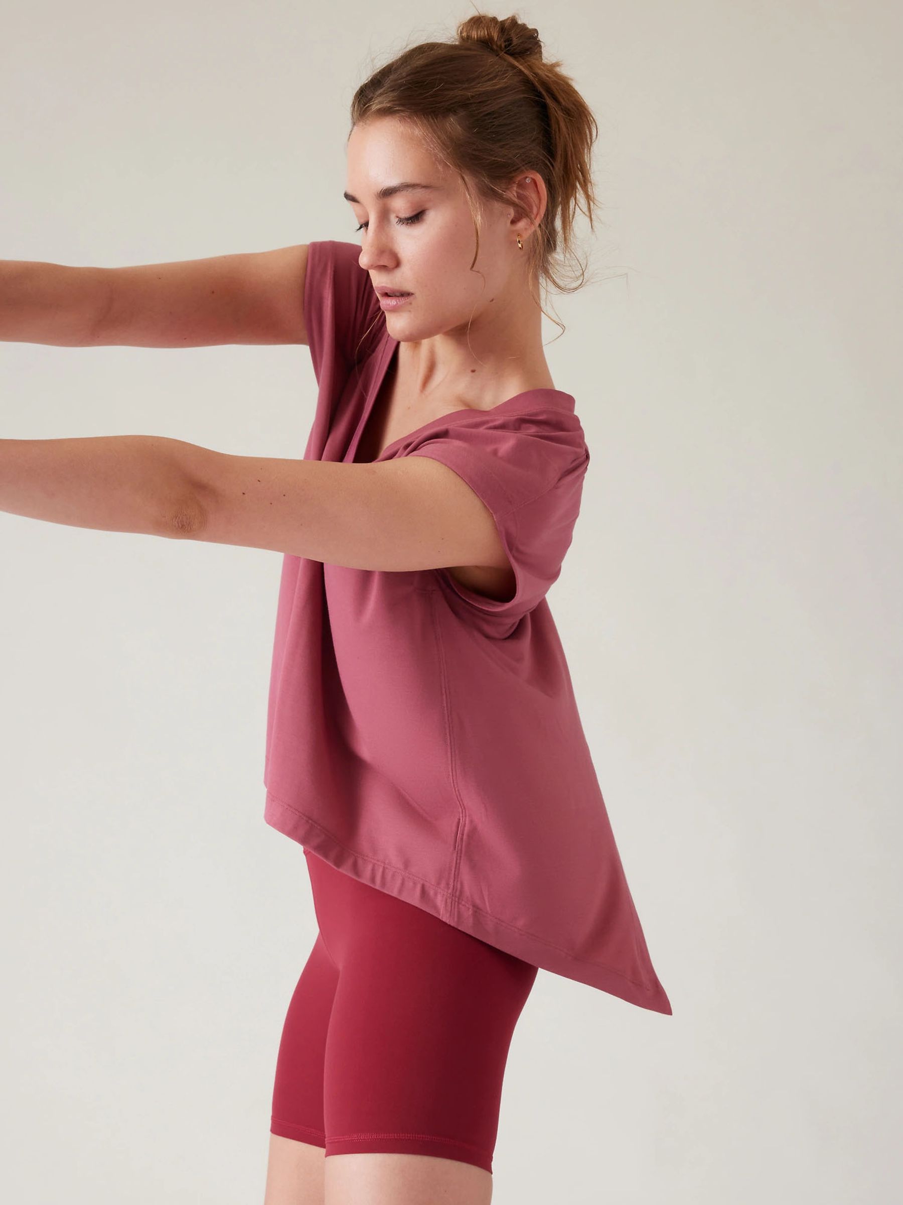Athleta Pink Explore T-Shirt - Image 3 of 4