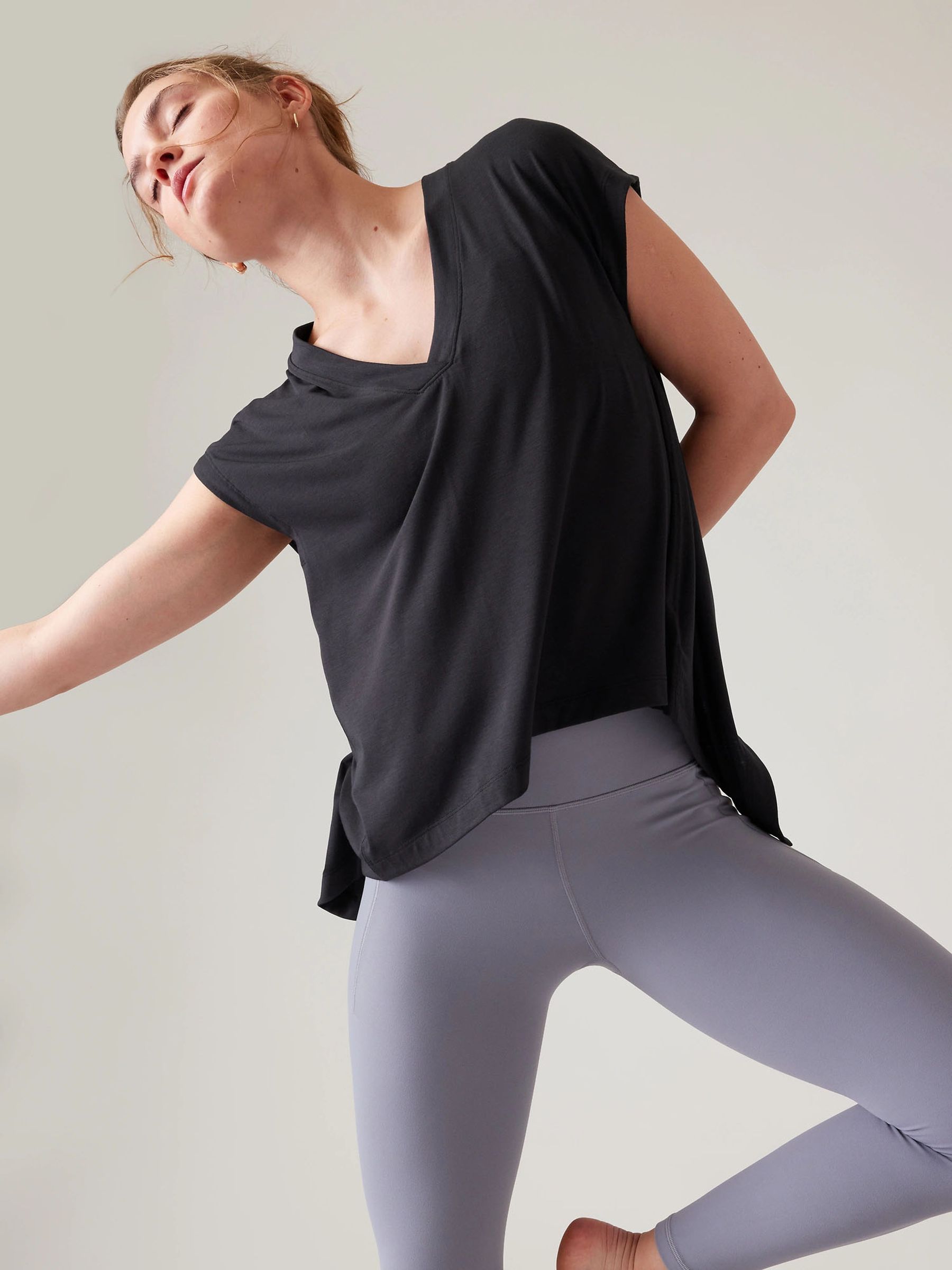 Athleta Black Explore T-Shirt - Image 1 of 6