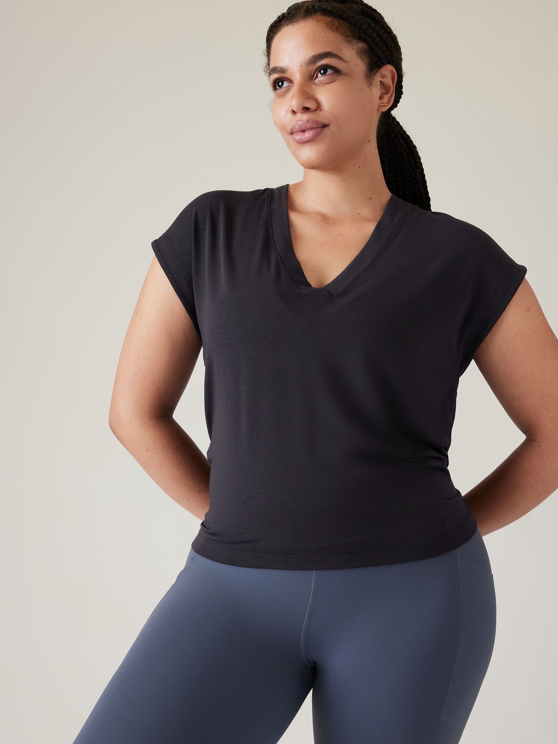 Athleta Black Explore T-Shirt - Image 5 of 6