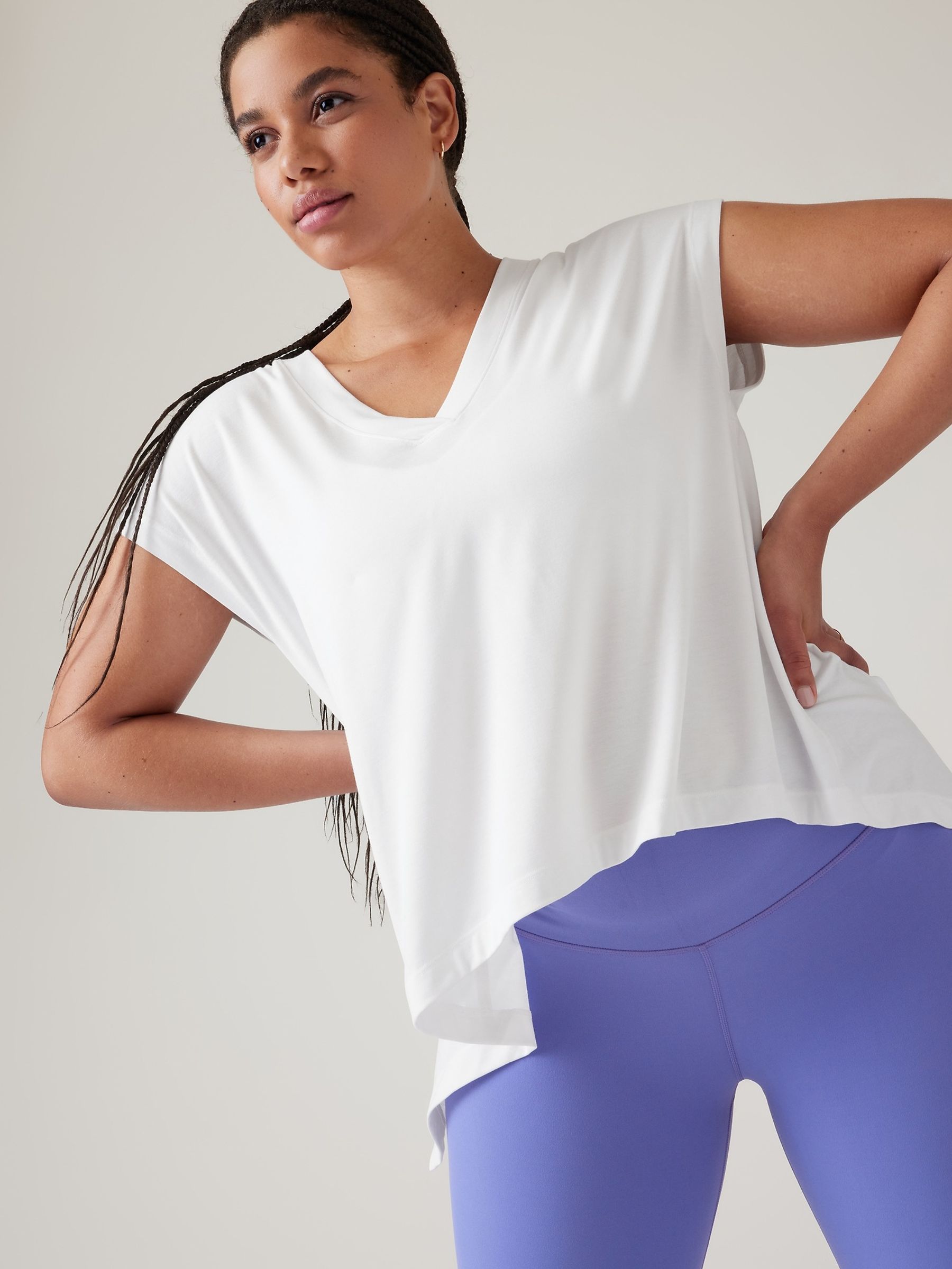 Athleta White Explore T-Shirt - Image 4 of 5