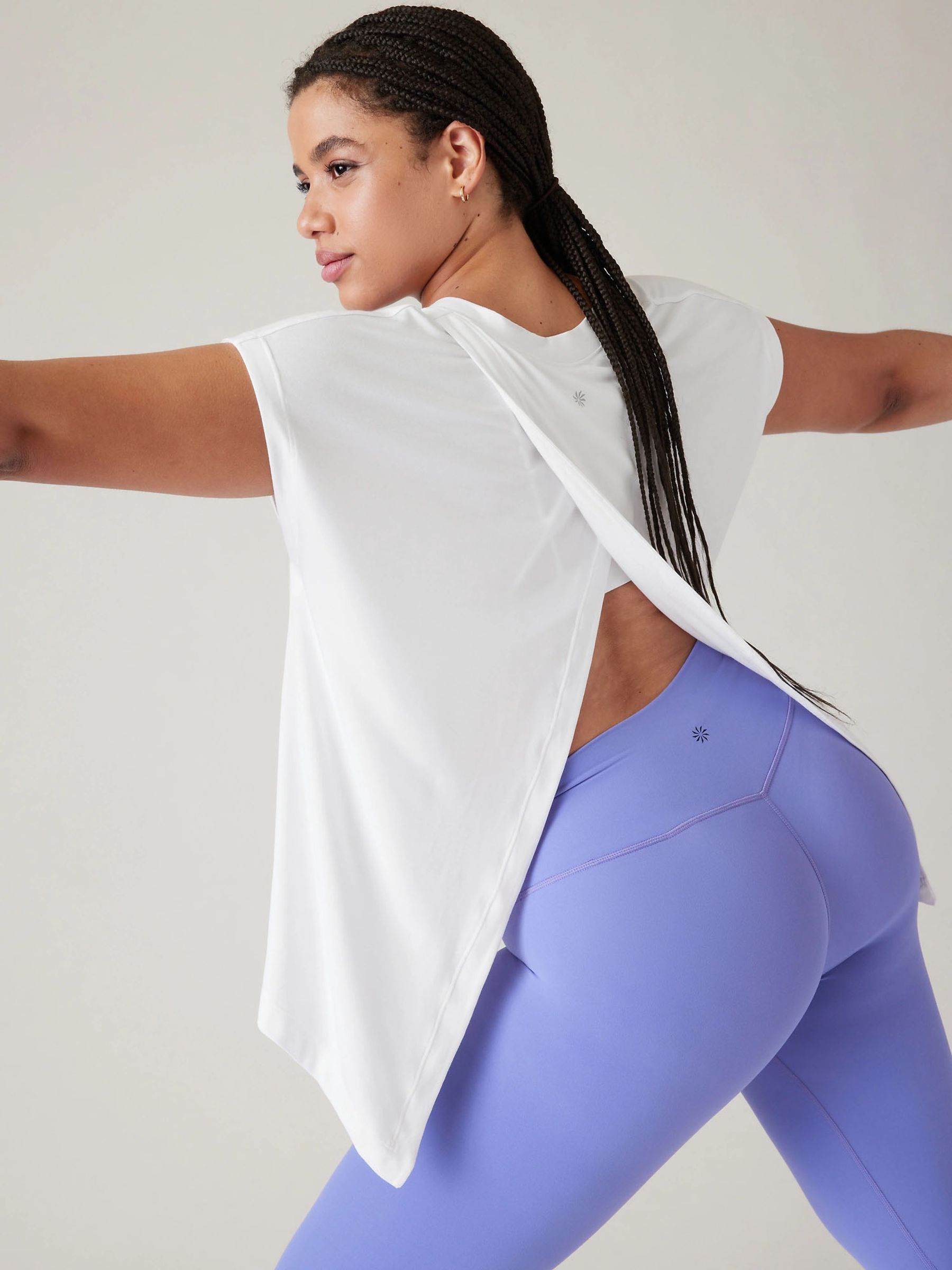 Athleta White Explore T-Shirt - Image 5 of 5