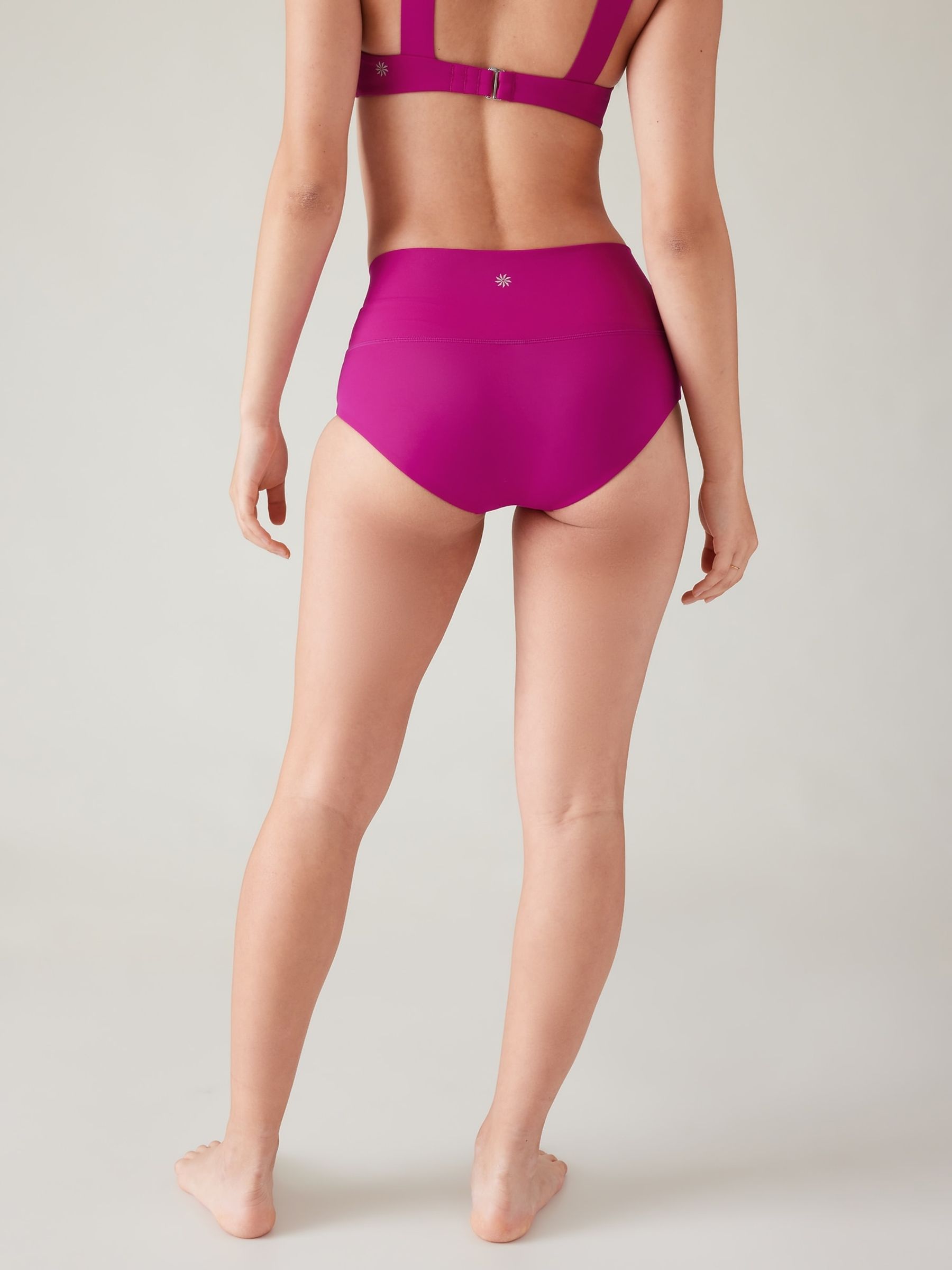 Athleta Purple Alicia Keys Daybreak High Waist Bikini Bottoms - Image 3 of 4
