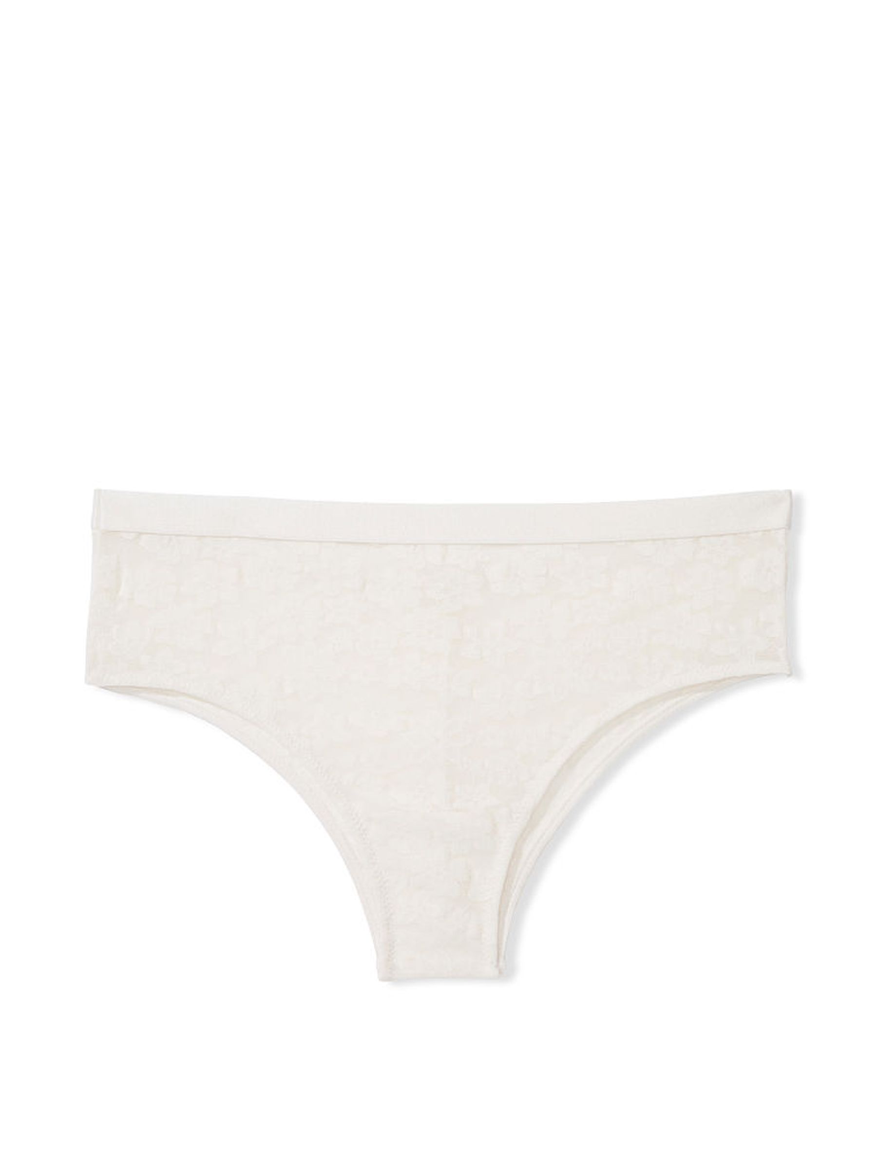 Coconut White Tossed Floral Lace Cheekster Knickers - Image 3 of 3