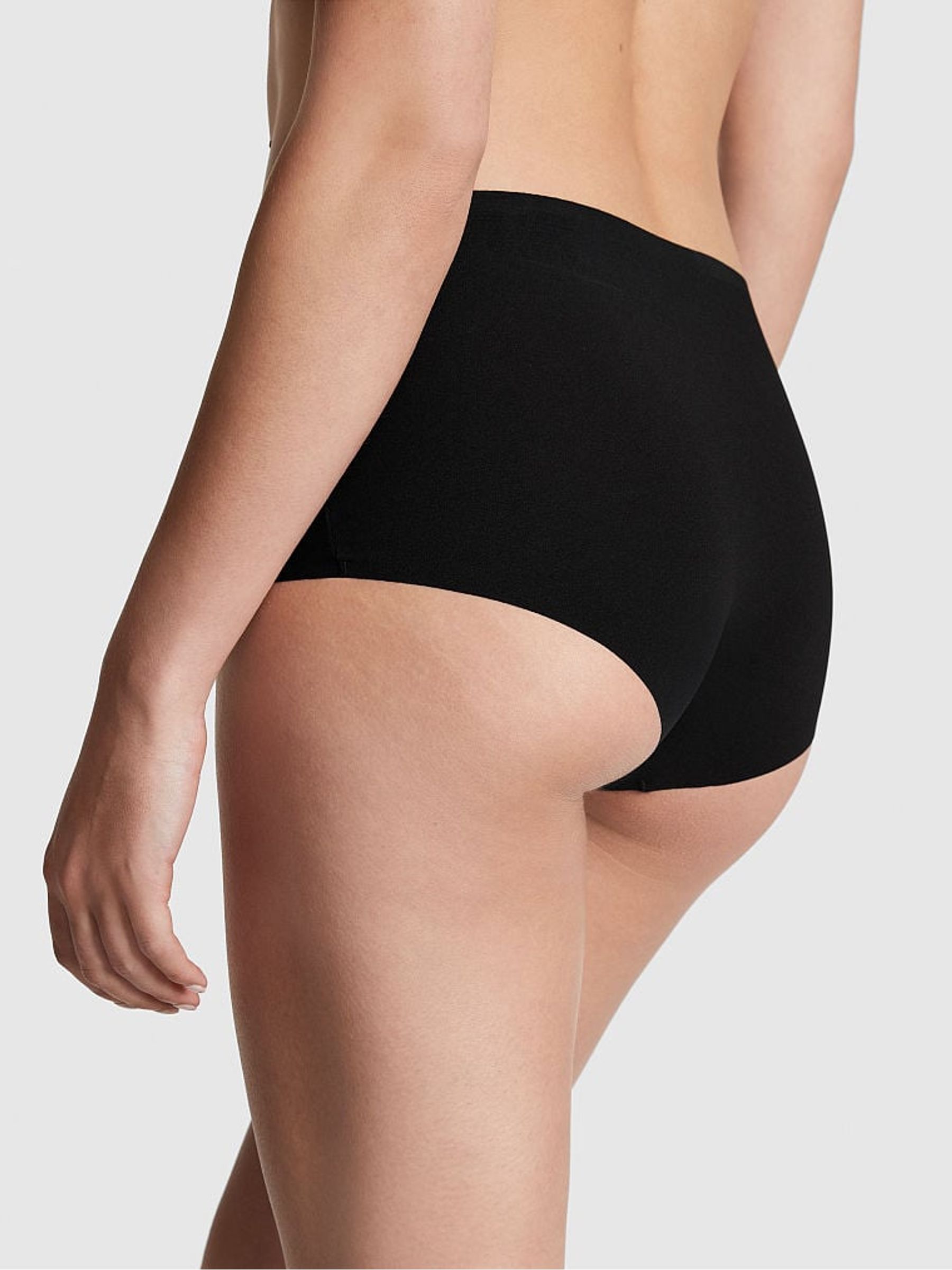 Pure Black High Waist NoShow Knickers - Image 2 of 3