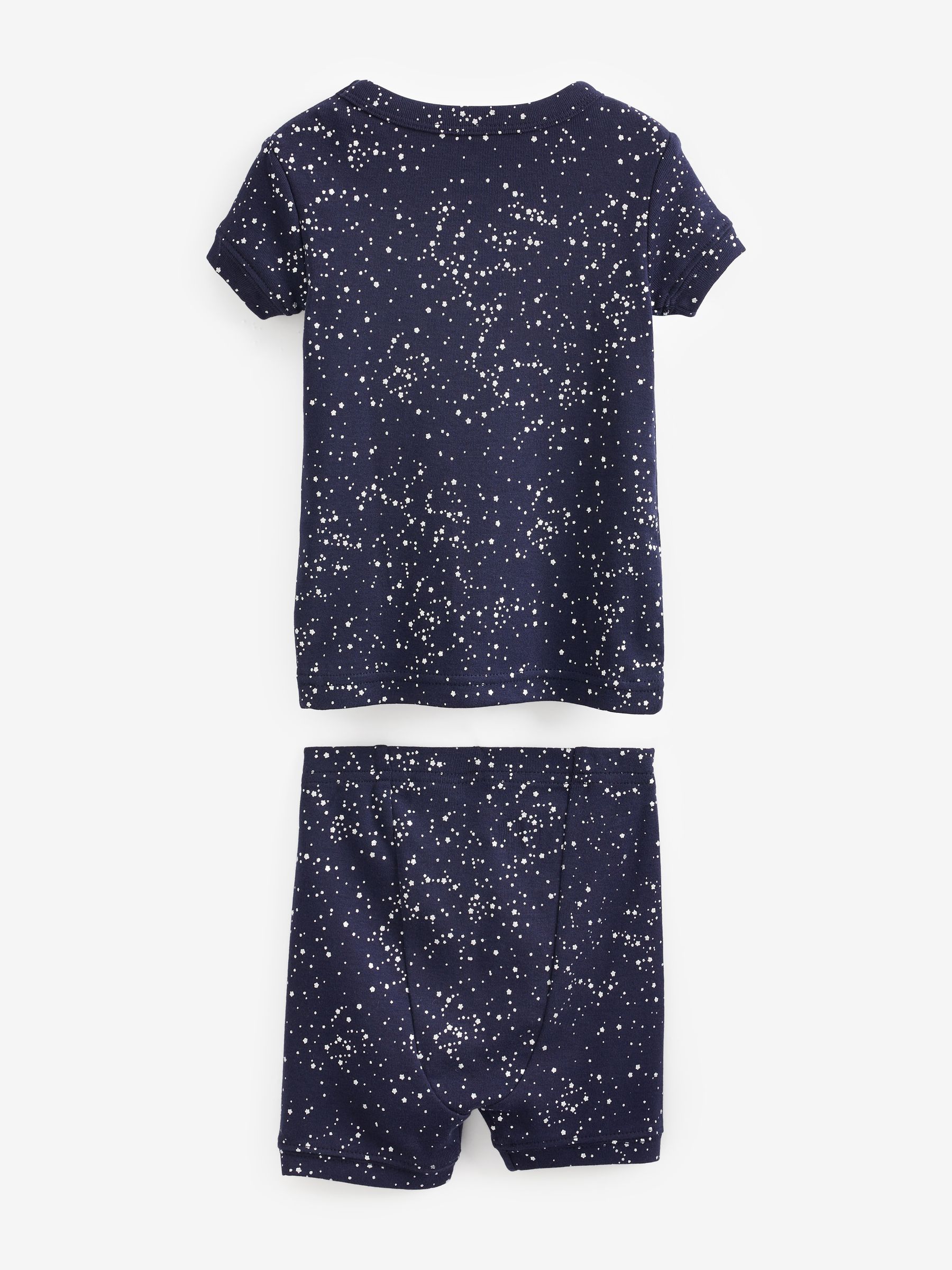 Blue Stars Graphic Print Pyjama Shorts Set - Baby - Image 2 of 4