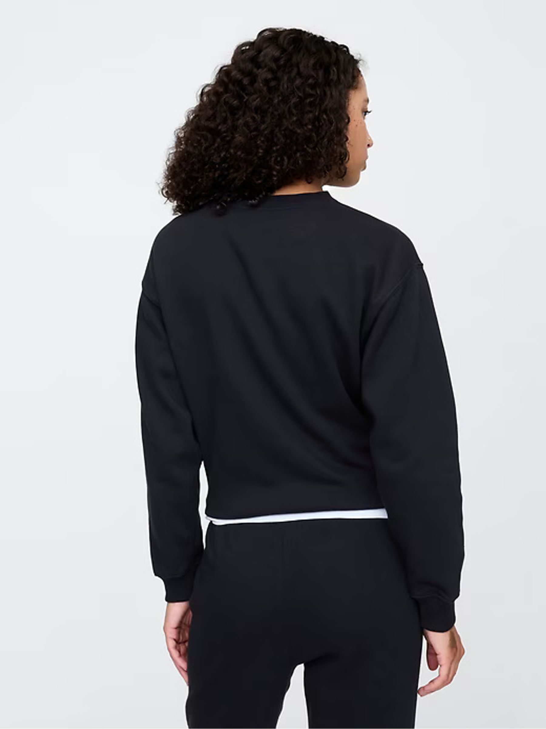 Black Logo Crew Neck Sweatshirt - Image 6 of 10