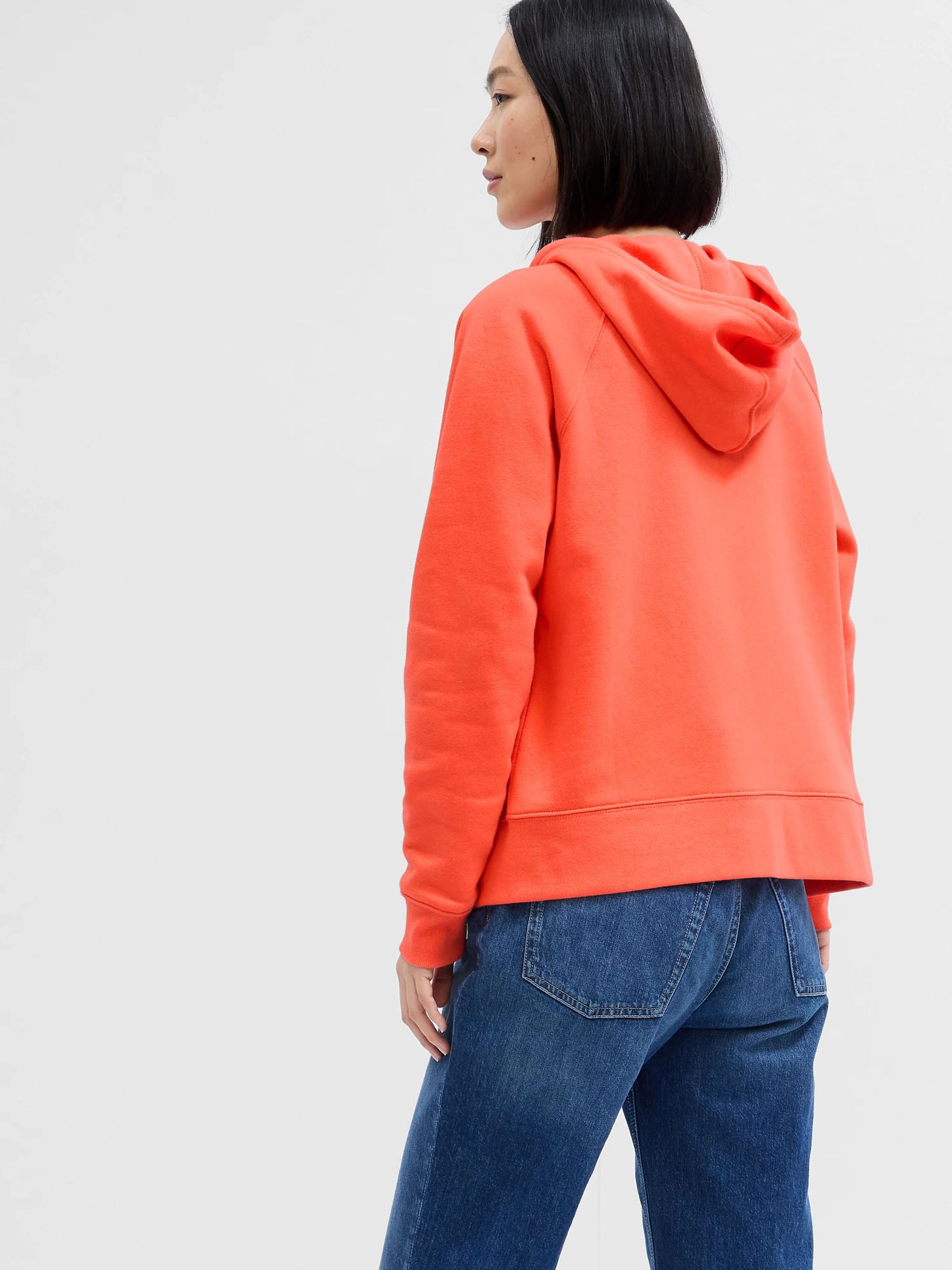 Orange Logo Zip Up Hoodie - Image 2 of 2