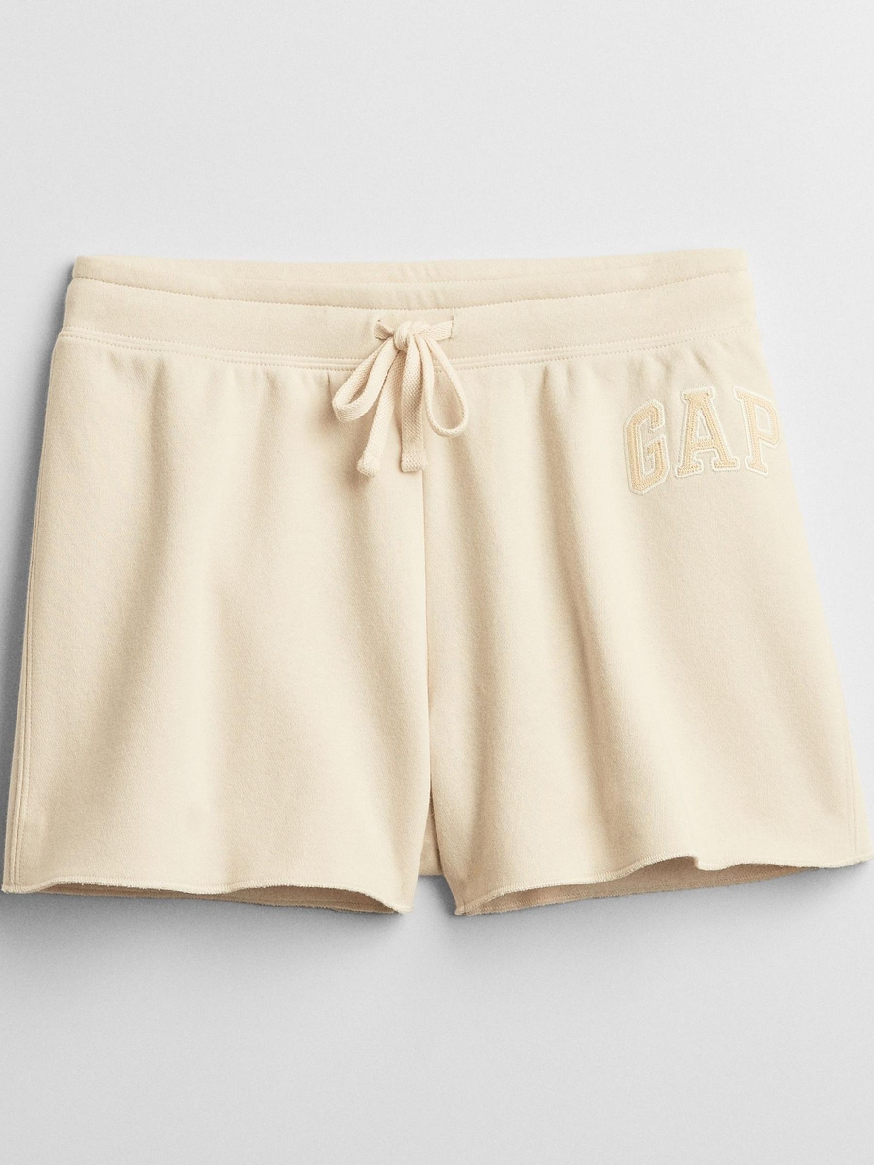Cream Logo Jogger Shorts - Image 3 of 4