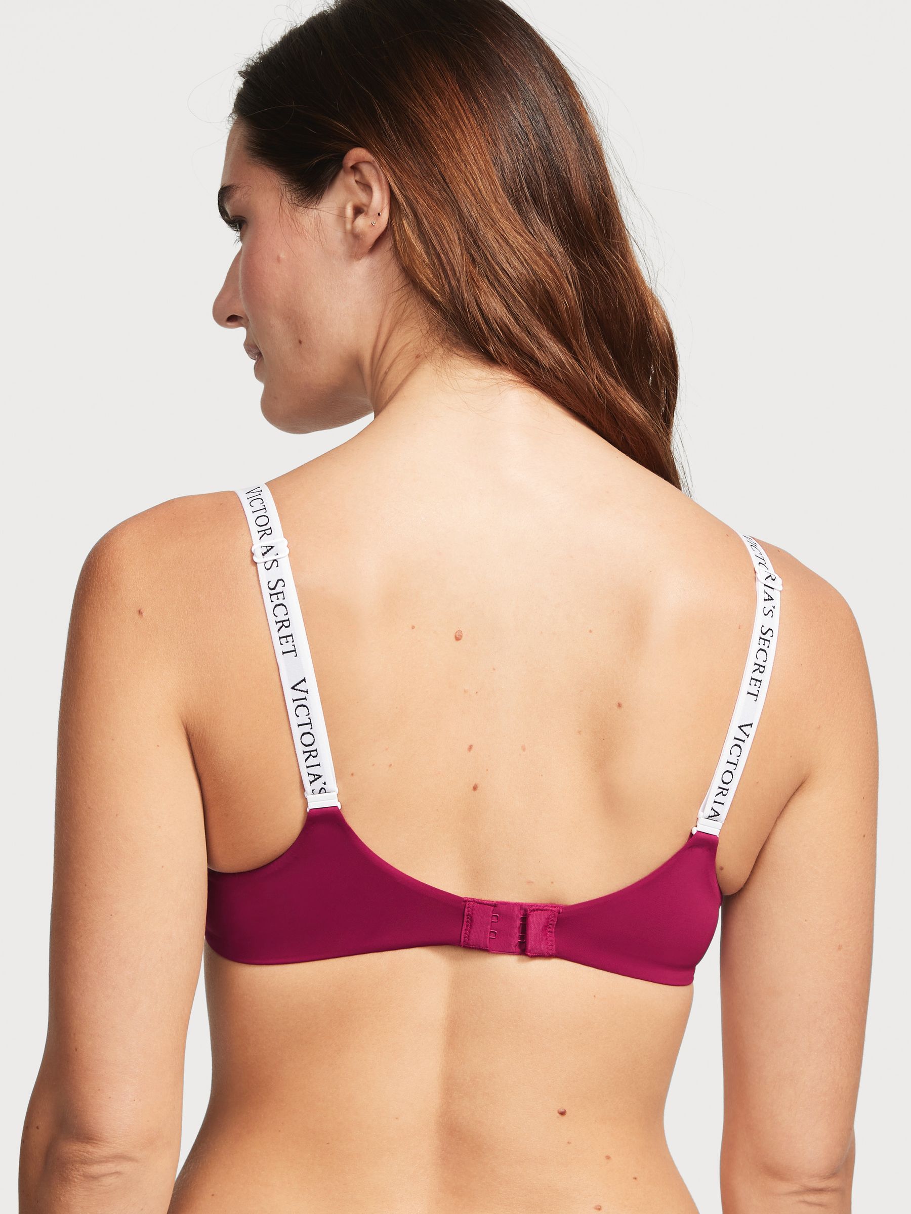 Claret Red Non Wired Lightly Lined Bra - Image 2 of 3