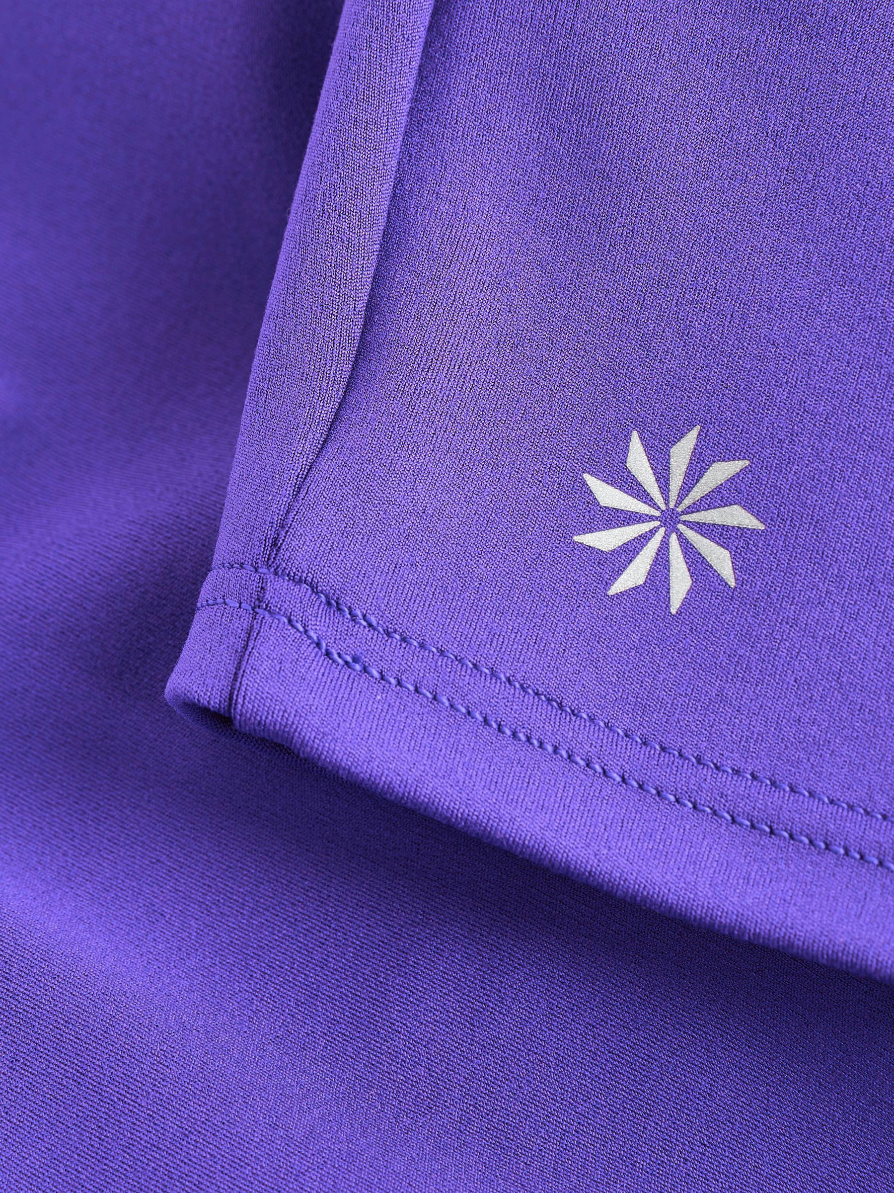 Athleta Purple D-DD Cup Elation V-Neck Crop Low Impact Sports Bra - Image 2 of 2