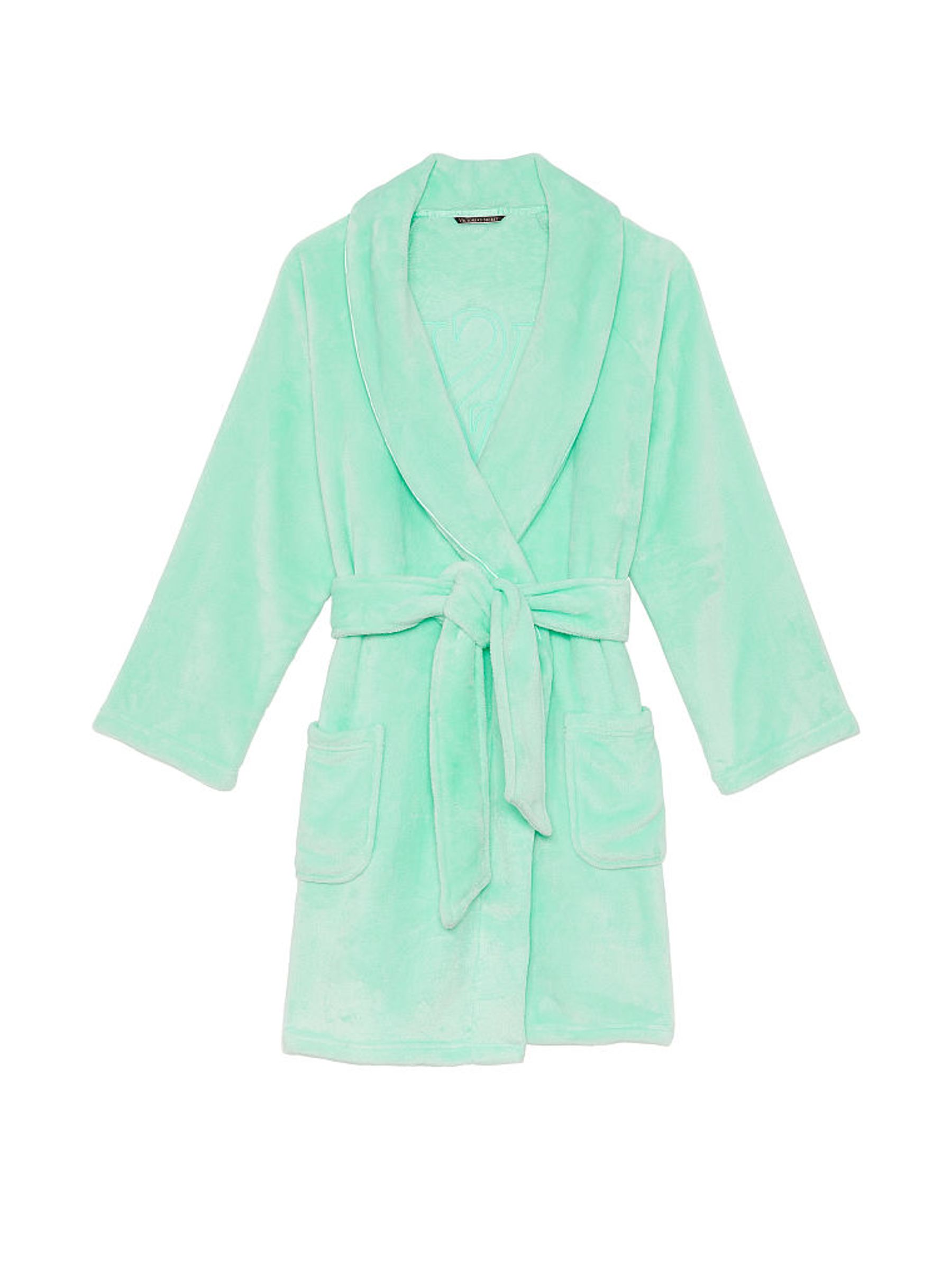 Waterfall Green Cosy Short Dressing Gown - Image 2 of 4