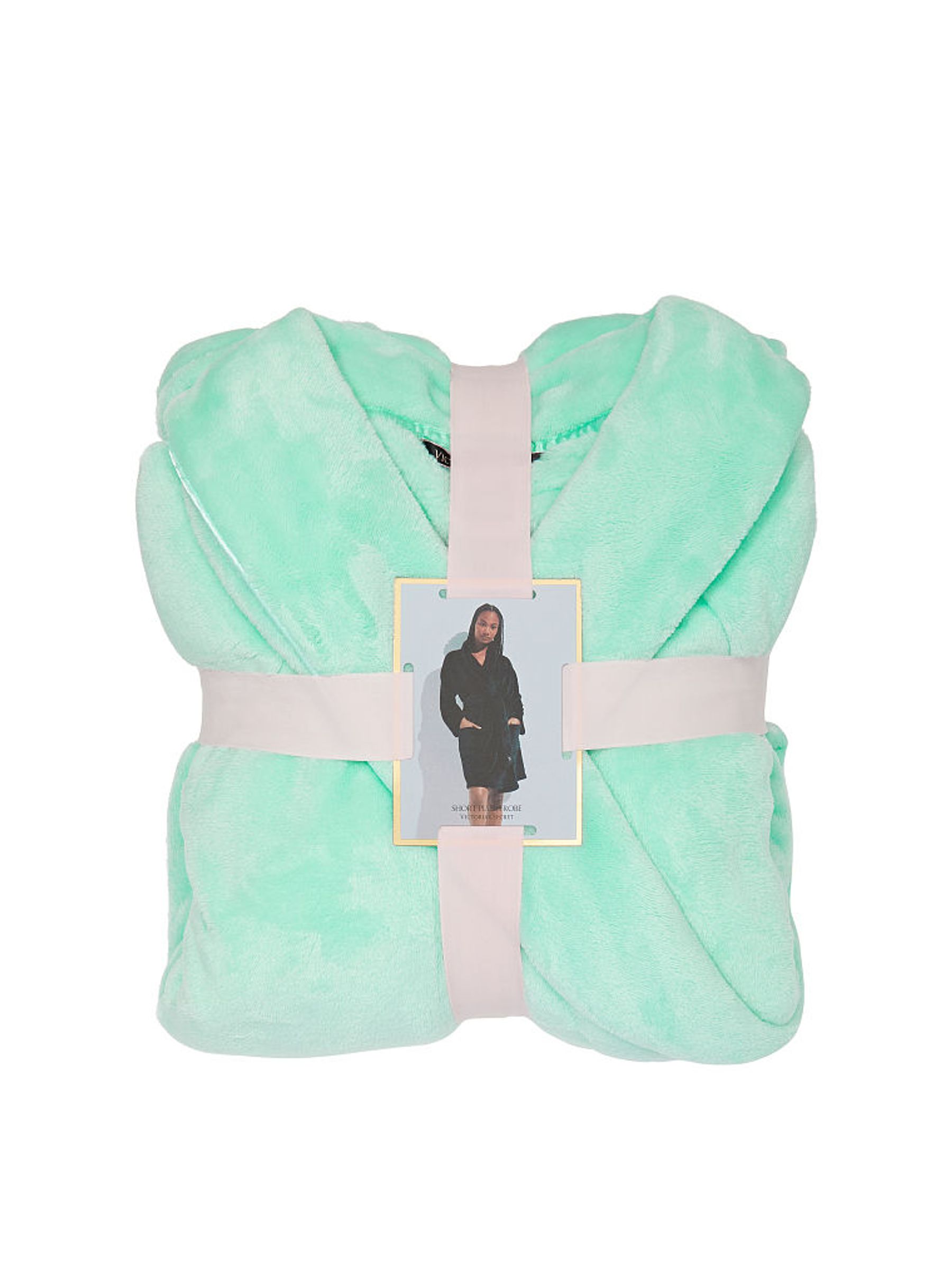 Waterfall Green Cosy Short Dressing Gown - Image 3 of 4