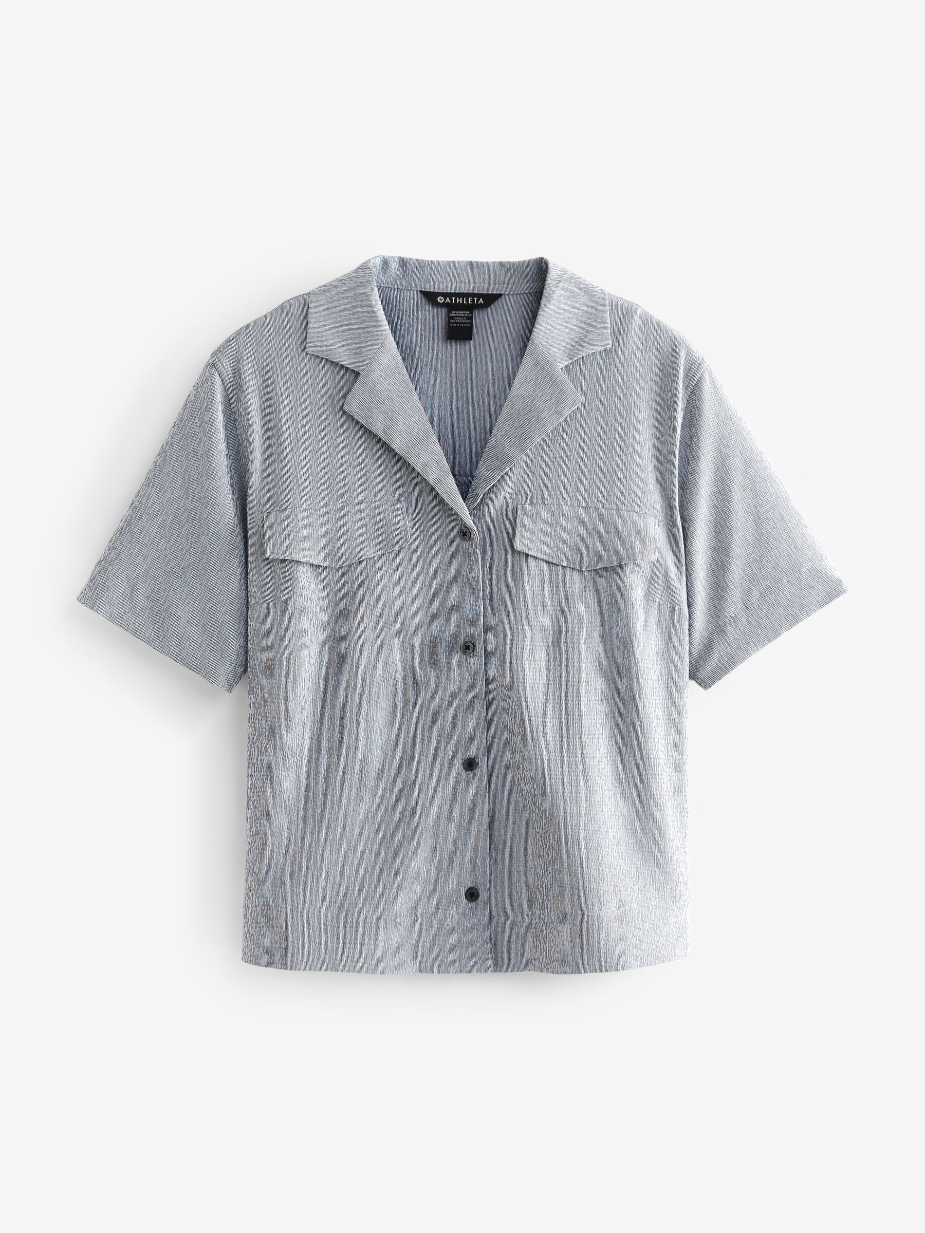 Athleta Silver Echo Short Sleeve Shirt - Image 1 of 3