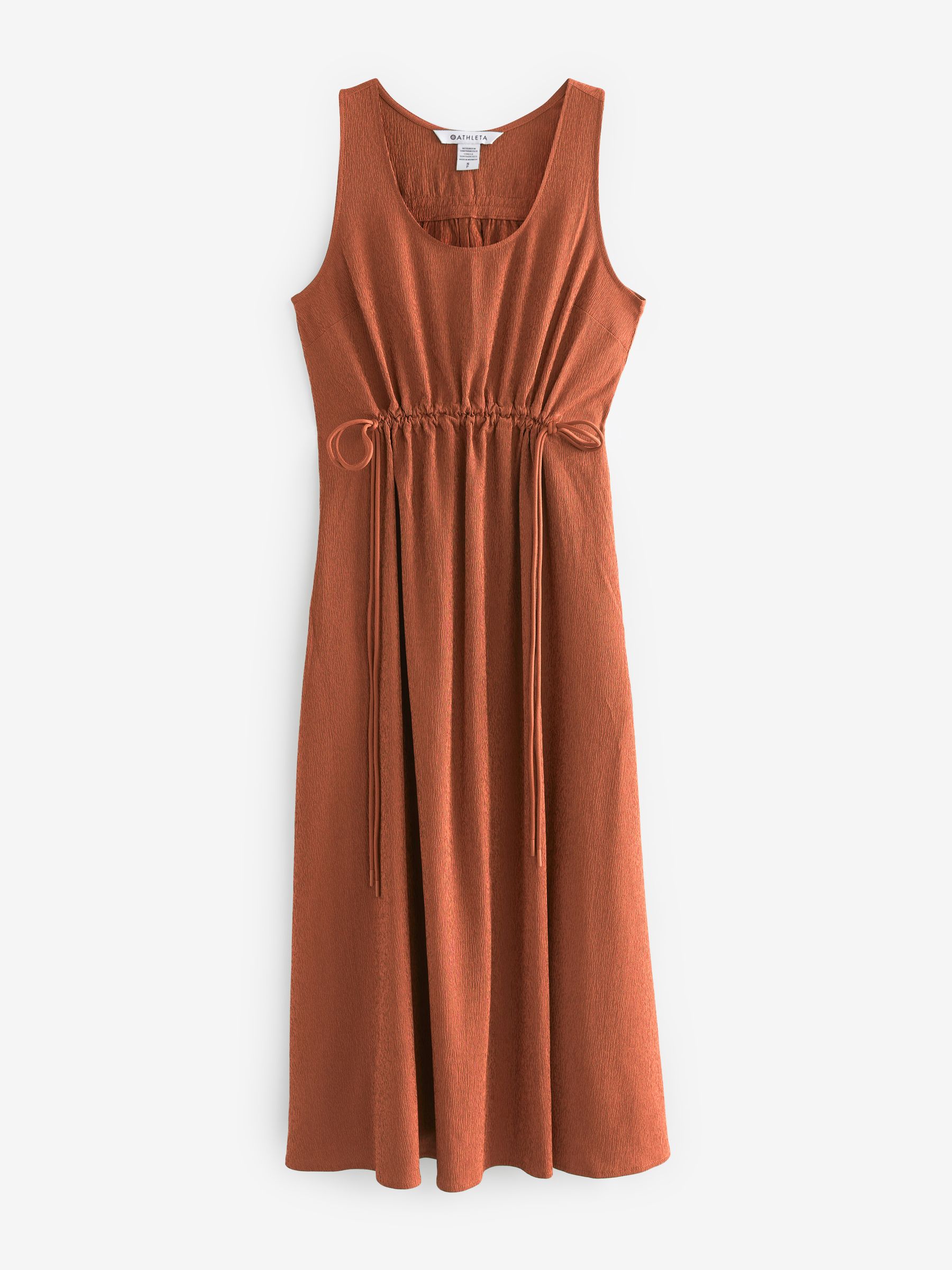 Athleta Brown Echo Sleeveless Midi Dress - Image 1 of 3