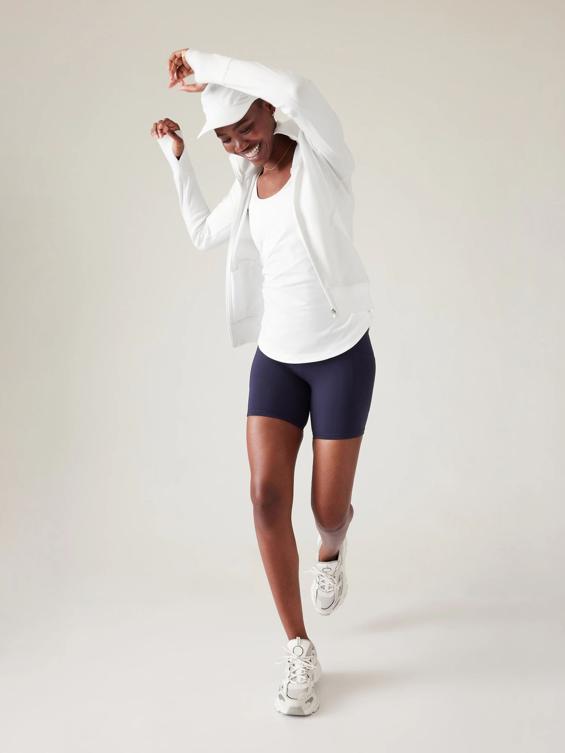 Athleta White Outbound Scoop Neck Tank Vest - Image 4 of 5