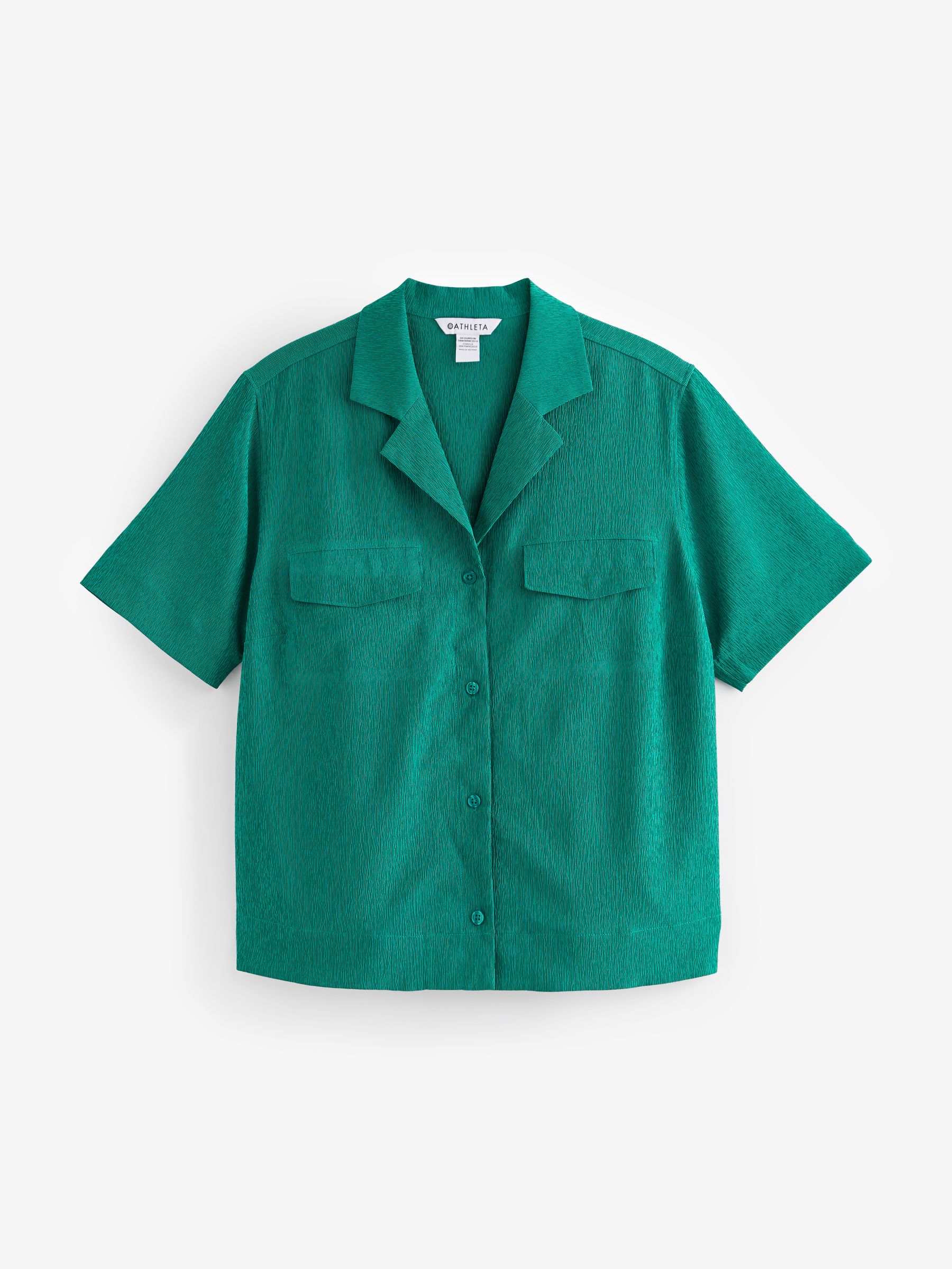 Athleta Green Echo Short Sleeve Shirt - Image 1 of 1