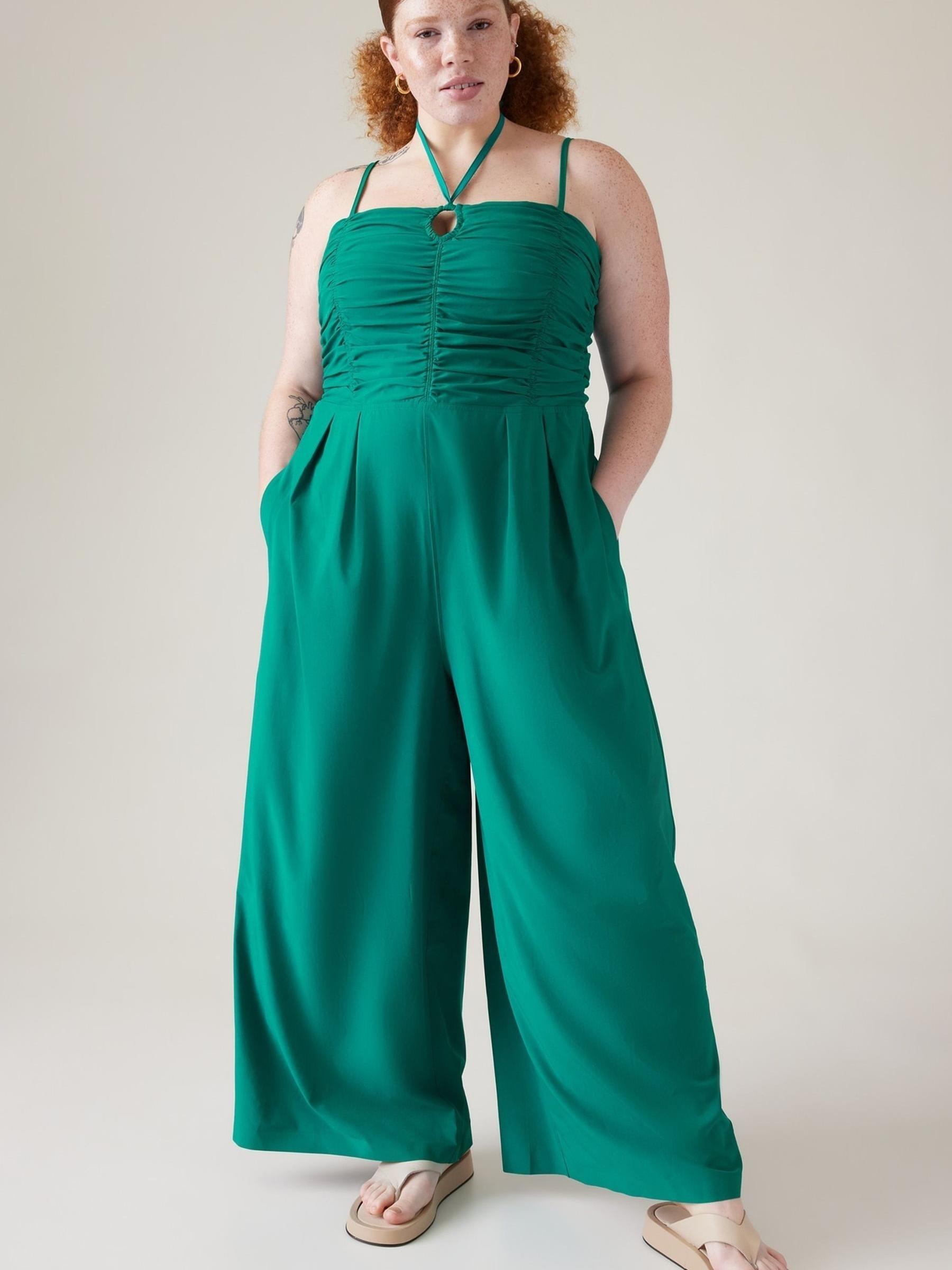 Athleta Green Alicia Keys Enlighten Up Jumpsuit - Image 2 of 3