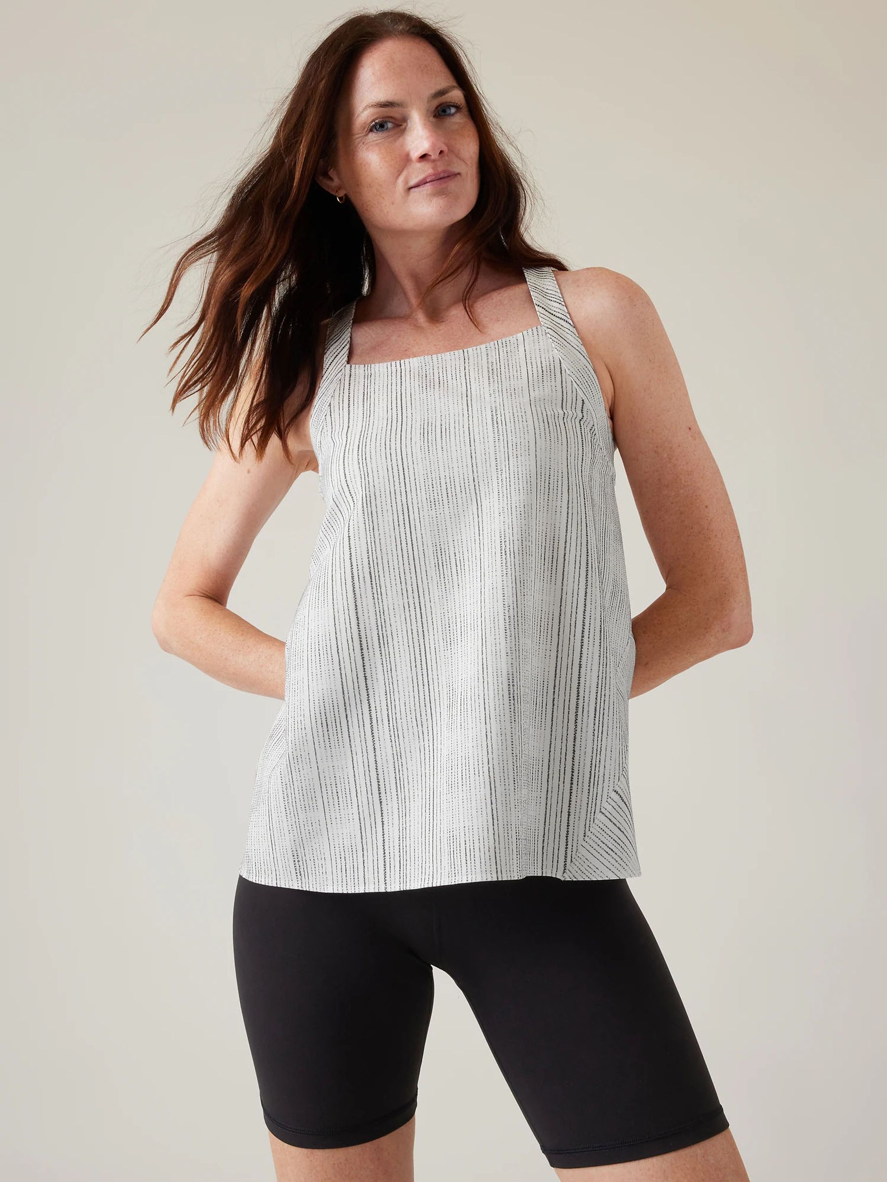 Athleta White Arrival Tank Top - Image 1 of 1