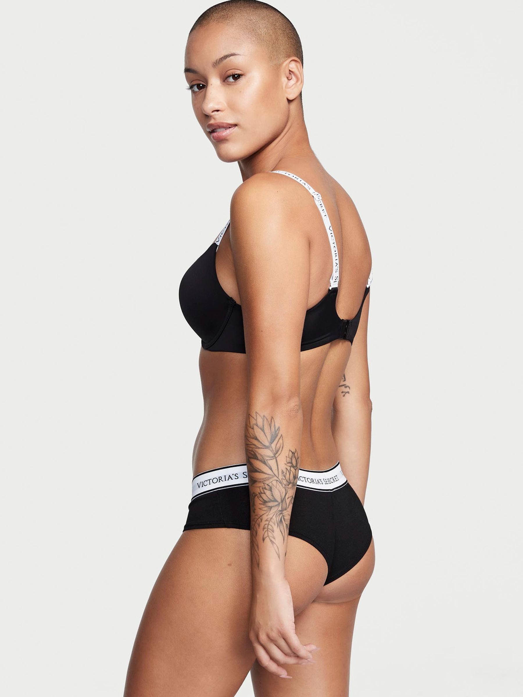 Black Cheeky Logo Knickers - Image 2 of 3