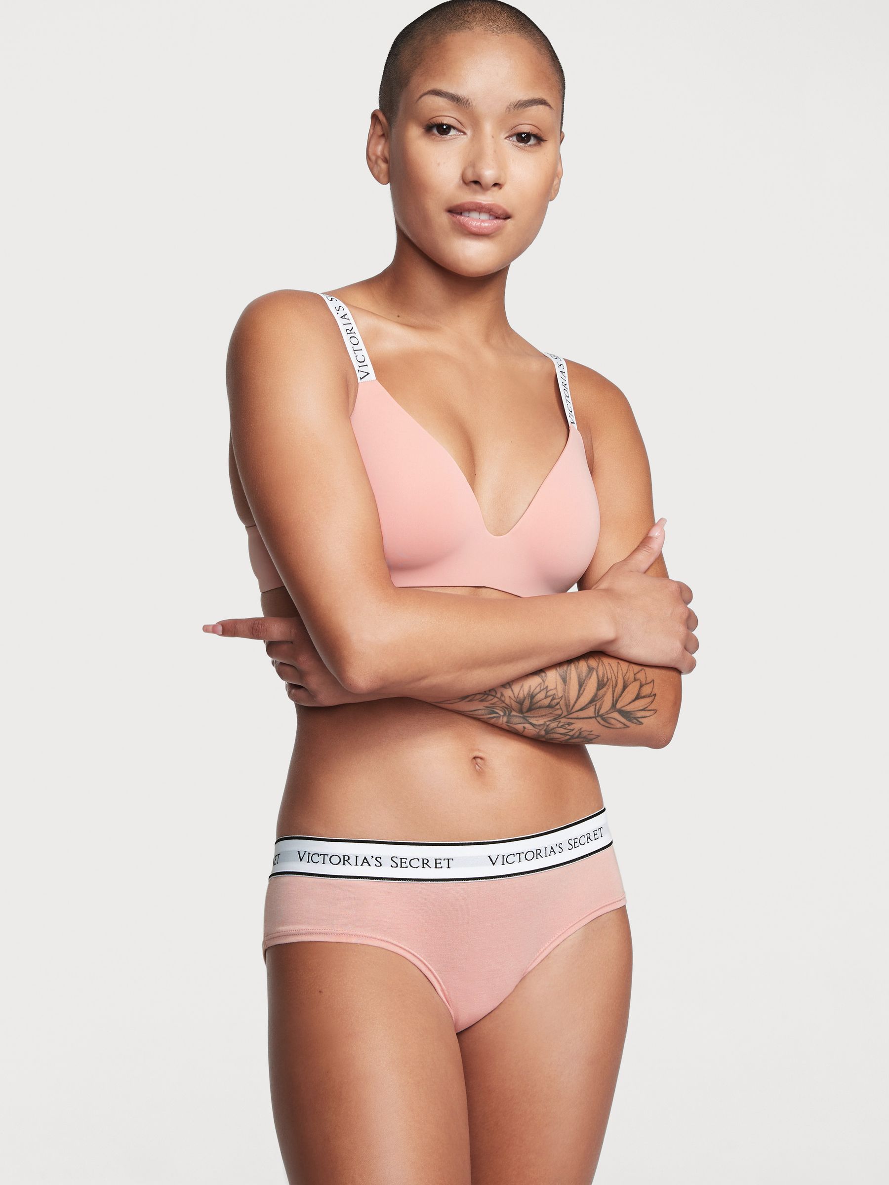Misty Rose Pink Cheeky Knickers - Image 1 of 4