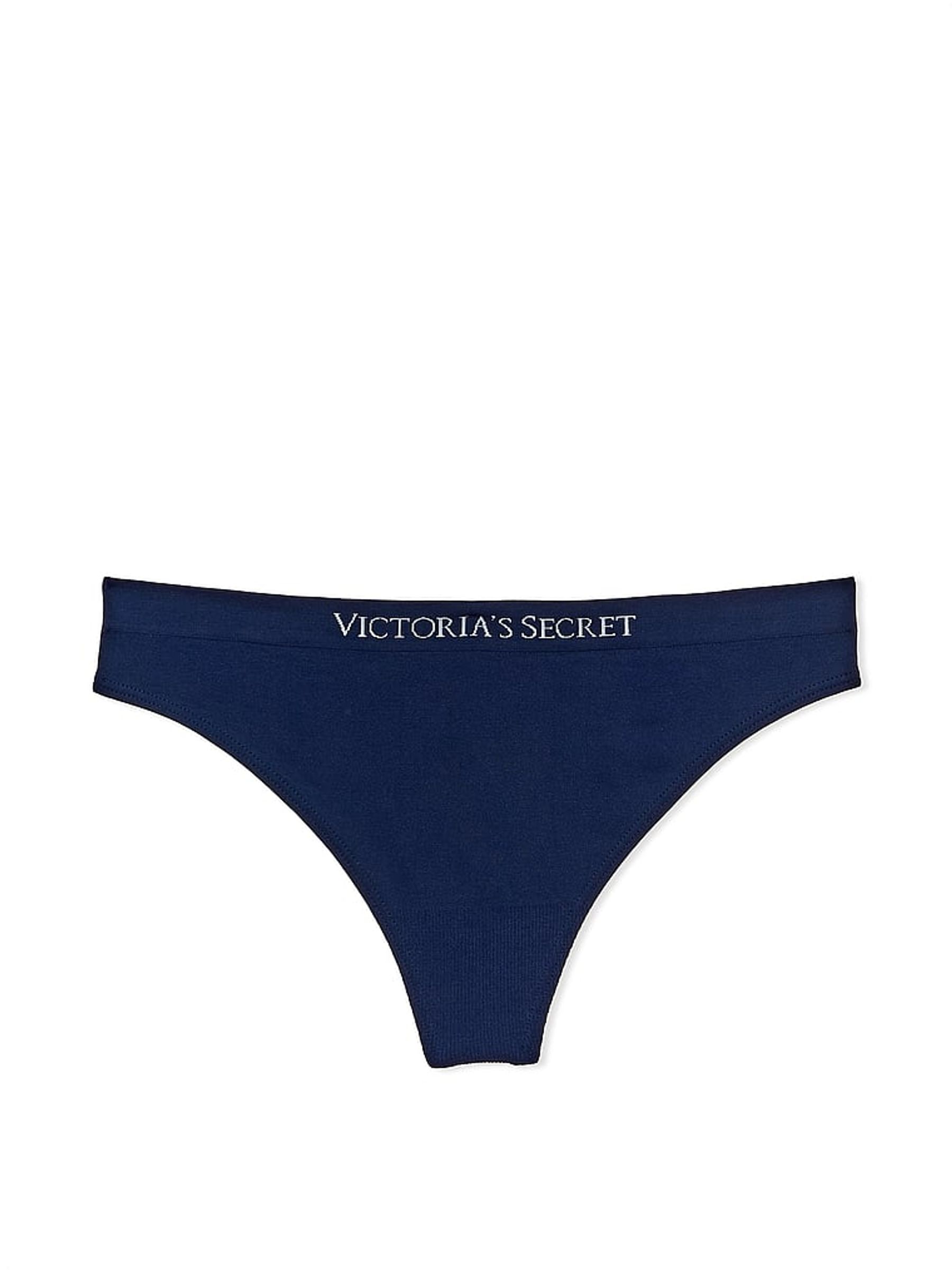 Blue Navy Noir Thong Knickers - Image 3 of 3