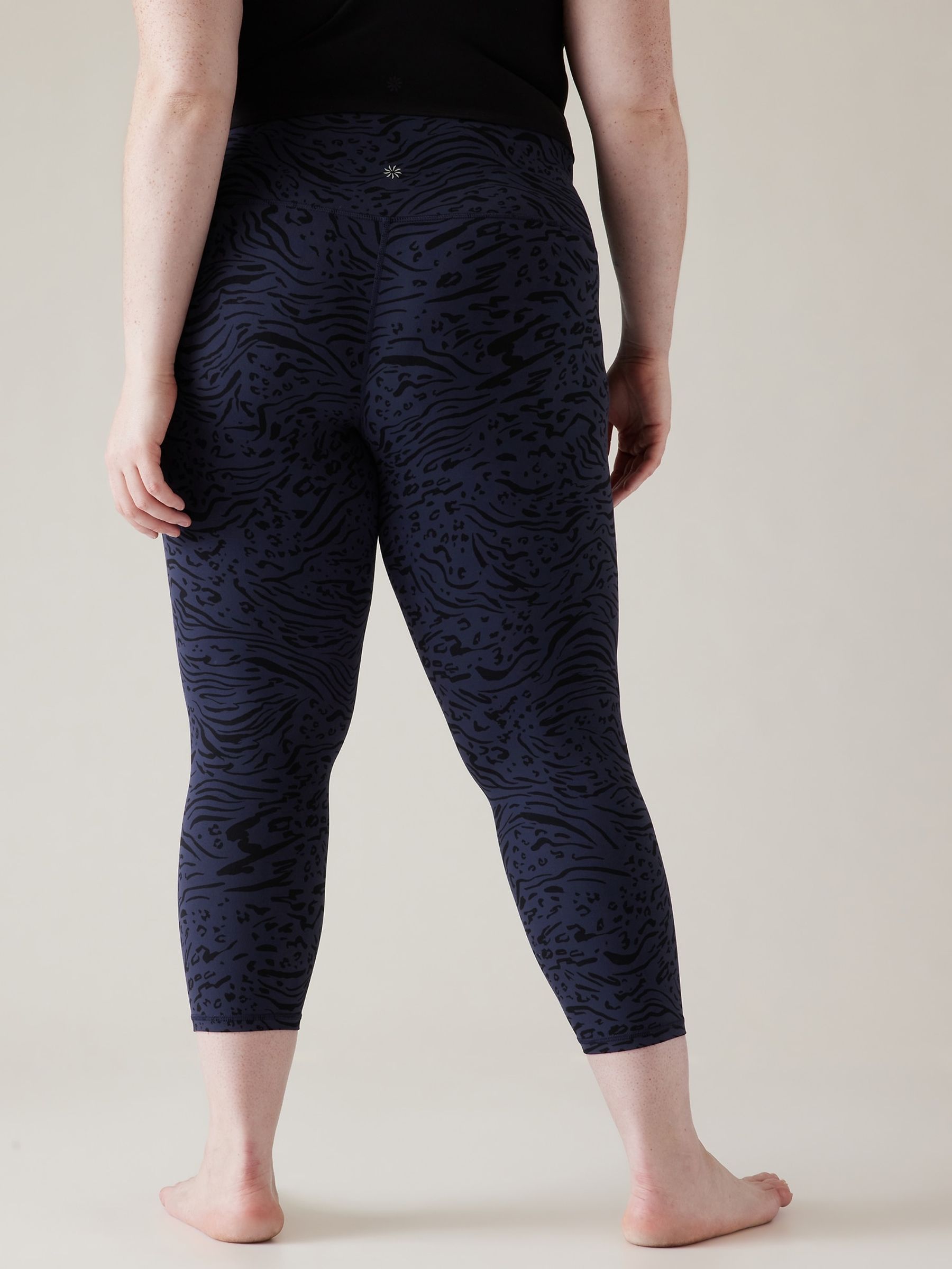Athleta Blue Transcend 7/8 Leggings - Image 2 of 6