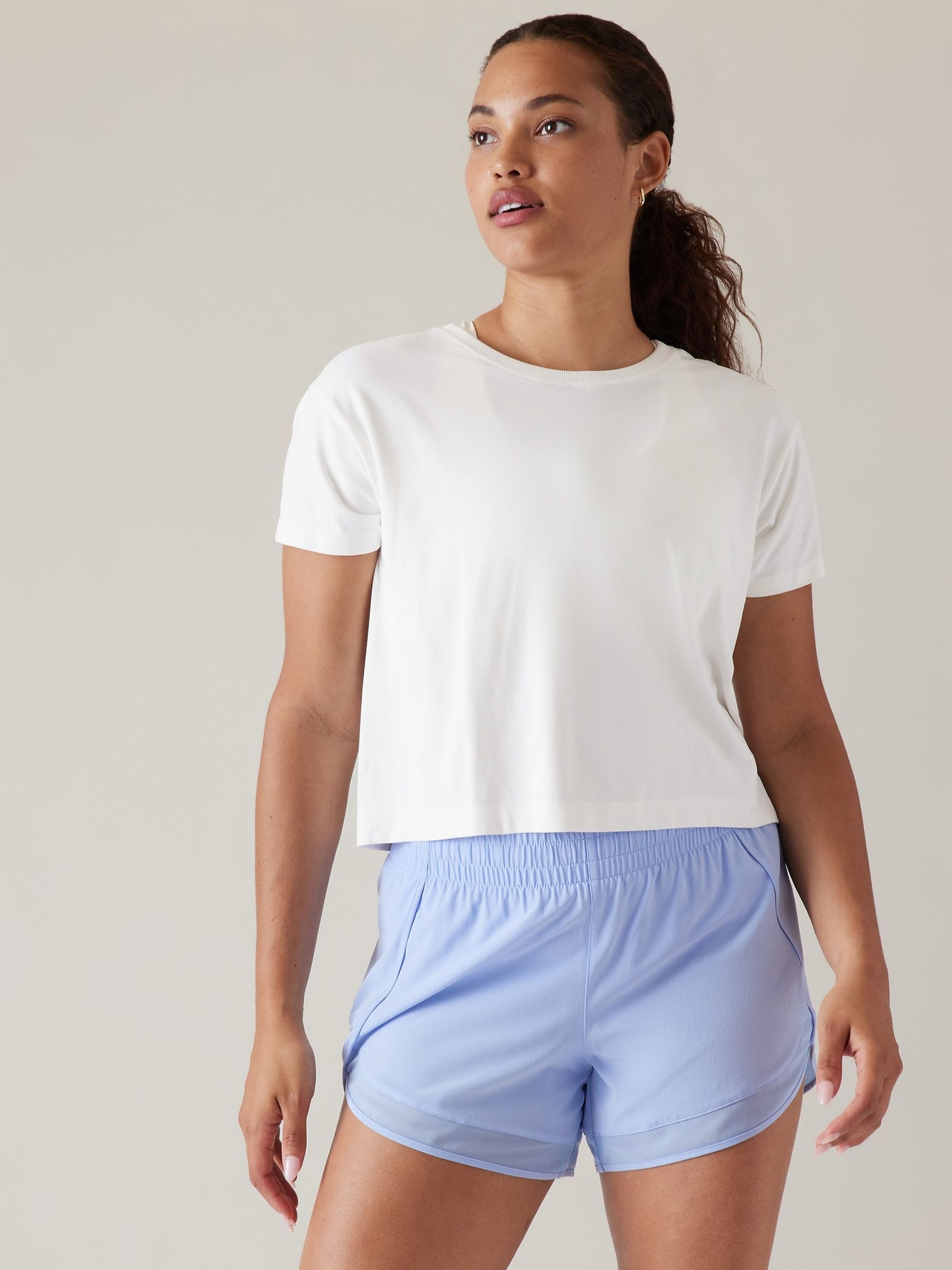Athleta White Ether Seamless T-Shirt - Image 1 of 4