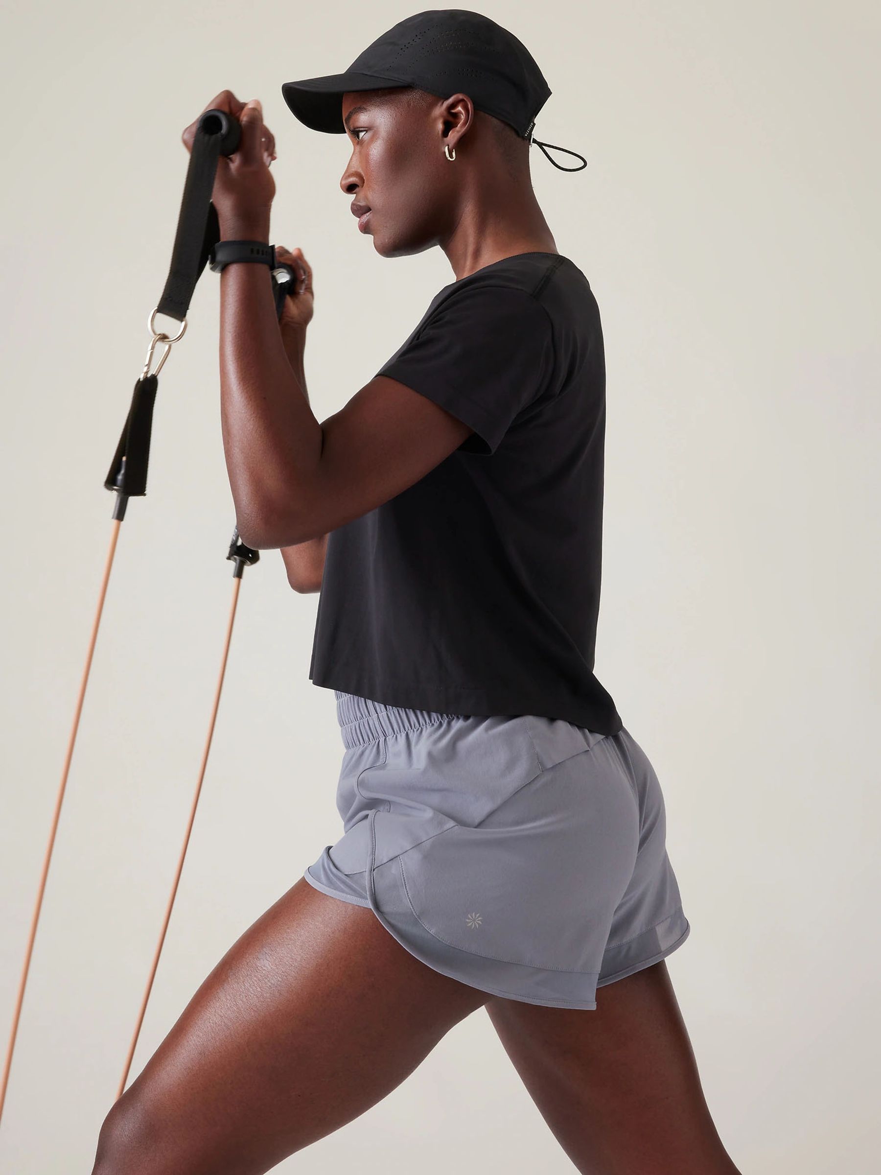 Athleta Black Ether Seamless T-Shirt - Image 4 of 4