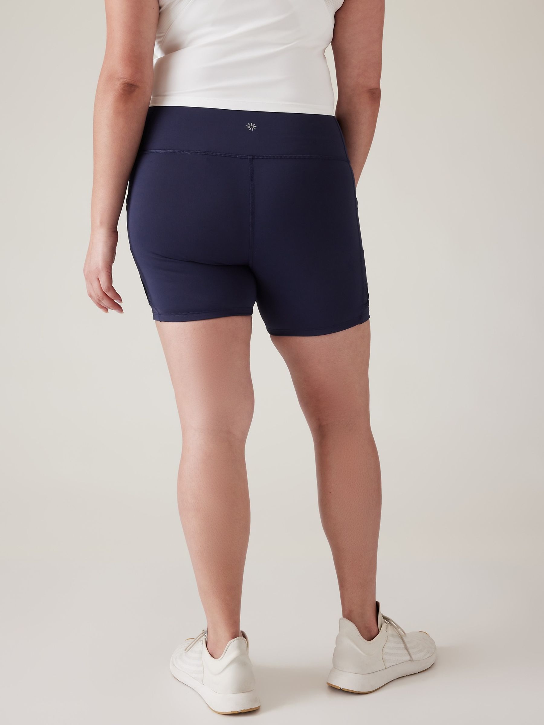 Athleta Blue Ultimate Advantage 5" Shorts - Image 2 of 6