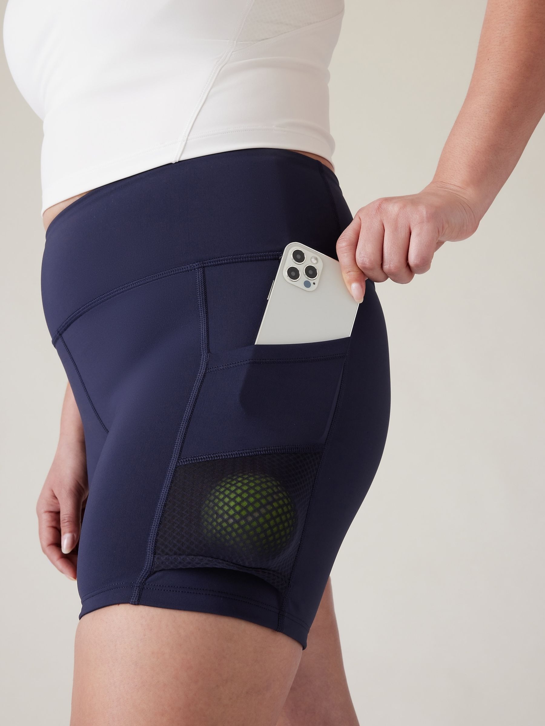 Athleta Blue Ultimate Advantage 5" Shorts - Image 6 of 6