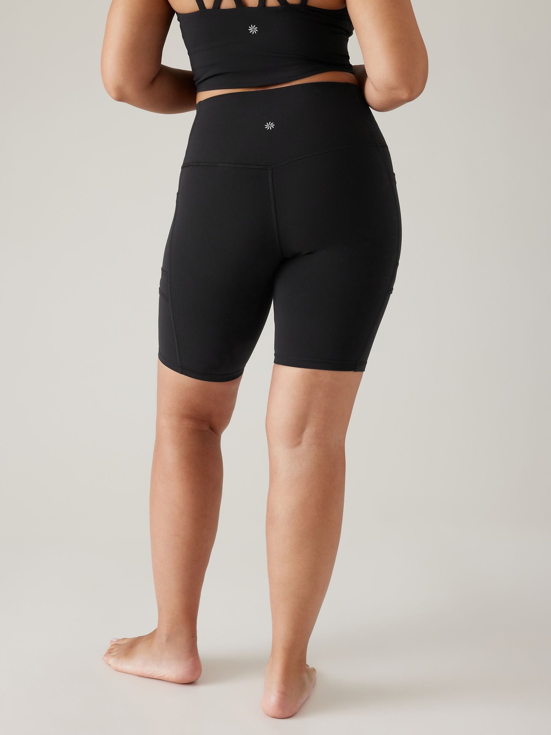 Athleta Black Salutation Stash Cargo 9" Shorts - Image 2 of 7