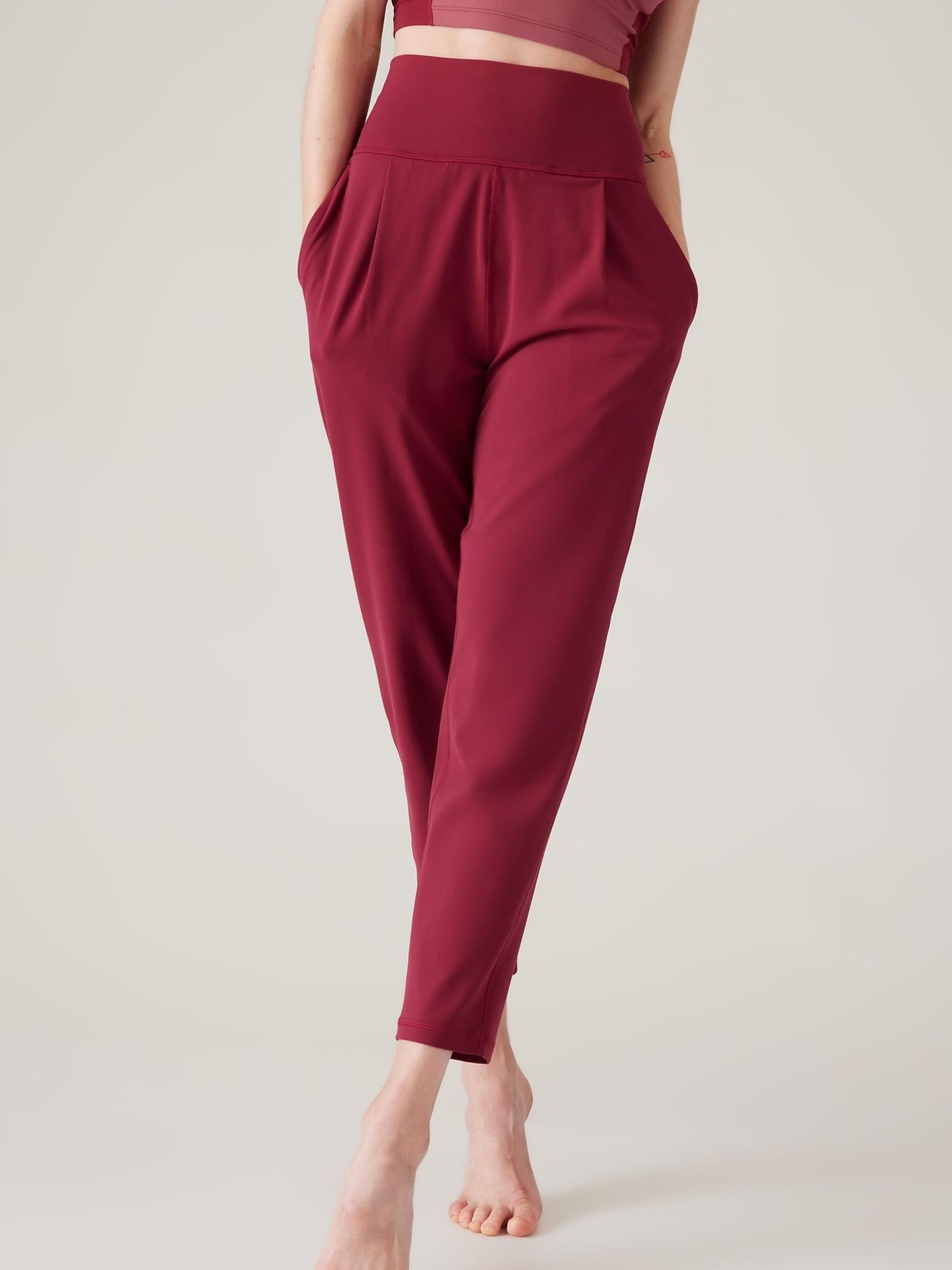 Athleta Red Elation Joggers - Image 1 of 5