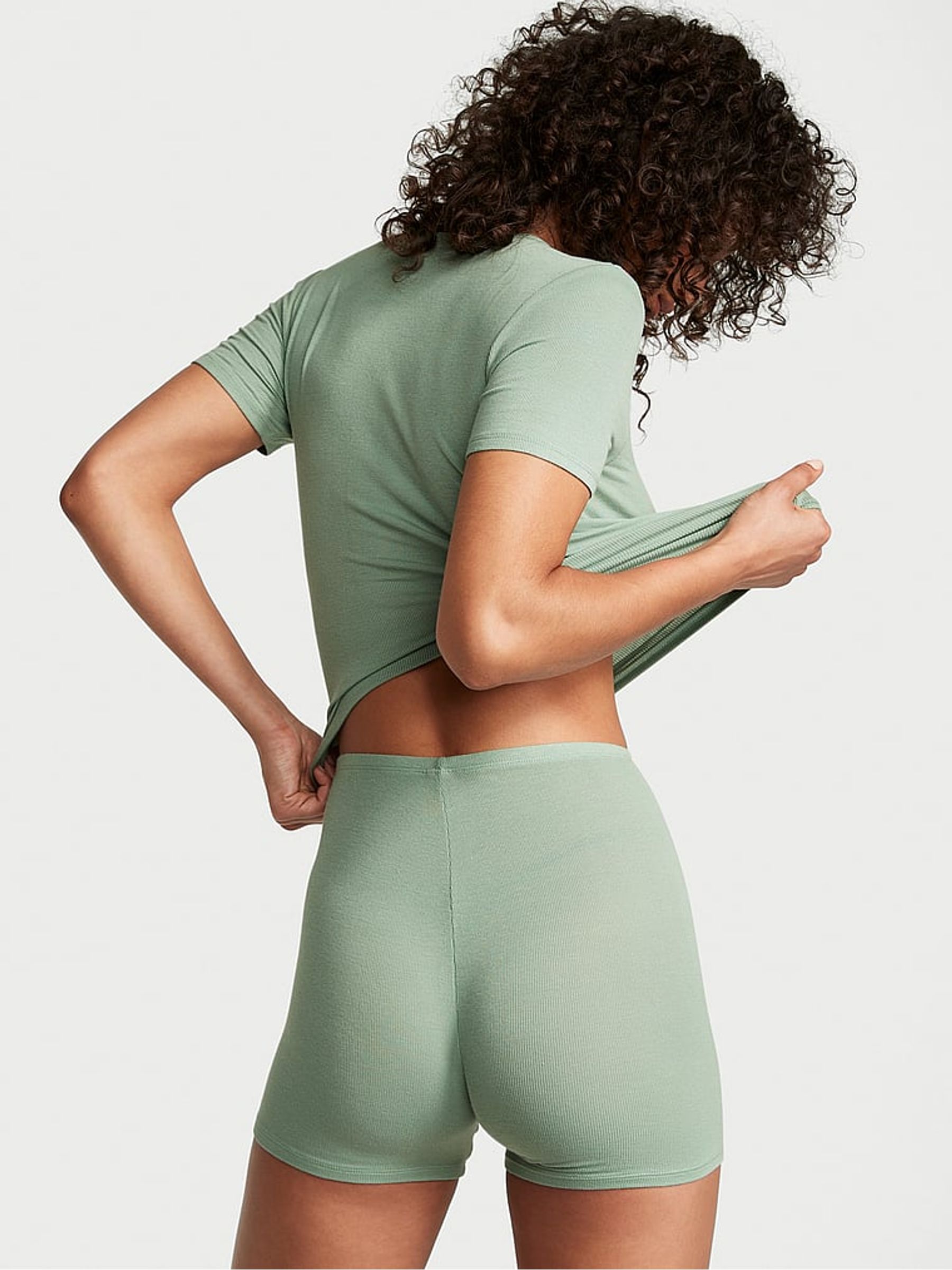 Seasalt Green Modal Short Pyjamas - Image 2 of 3