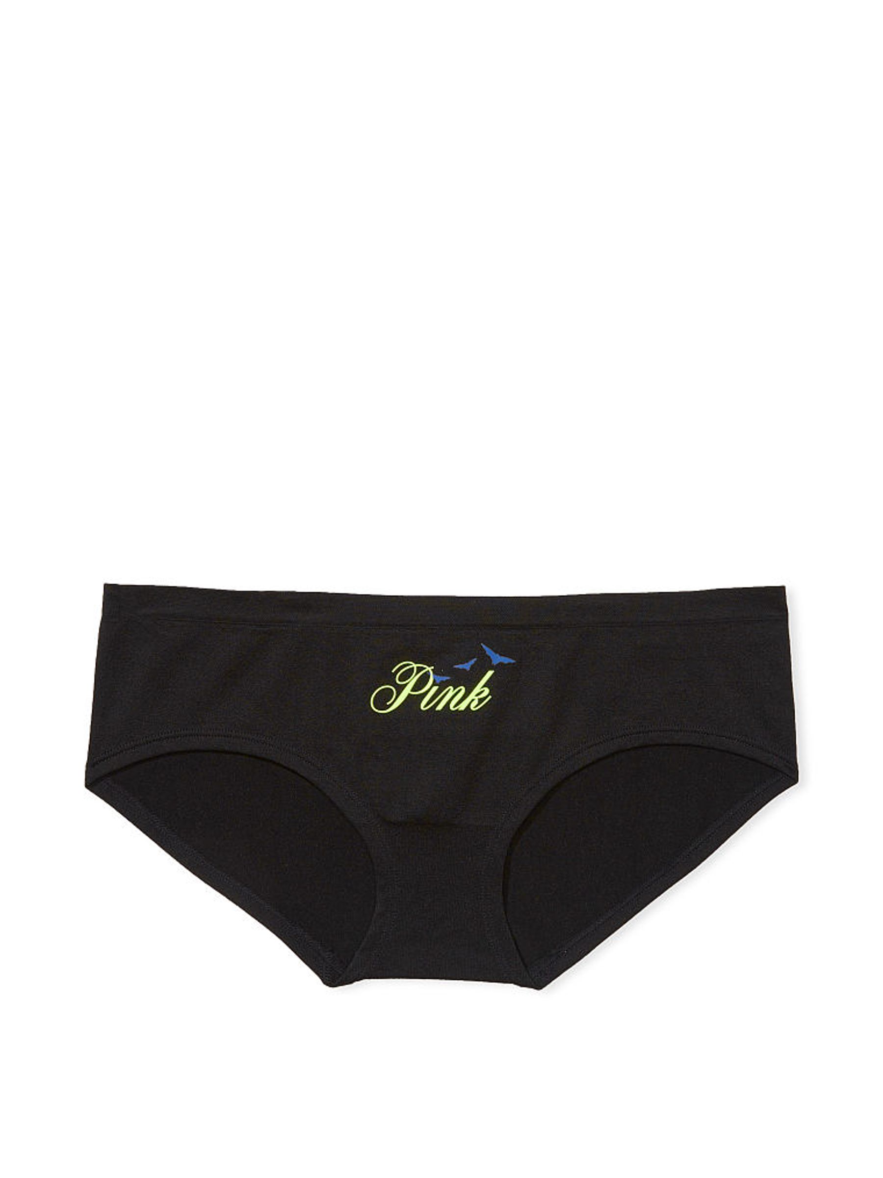 Pure Black Bat Hipster Seamless Knickers - Image 3 of 3