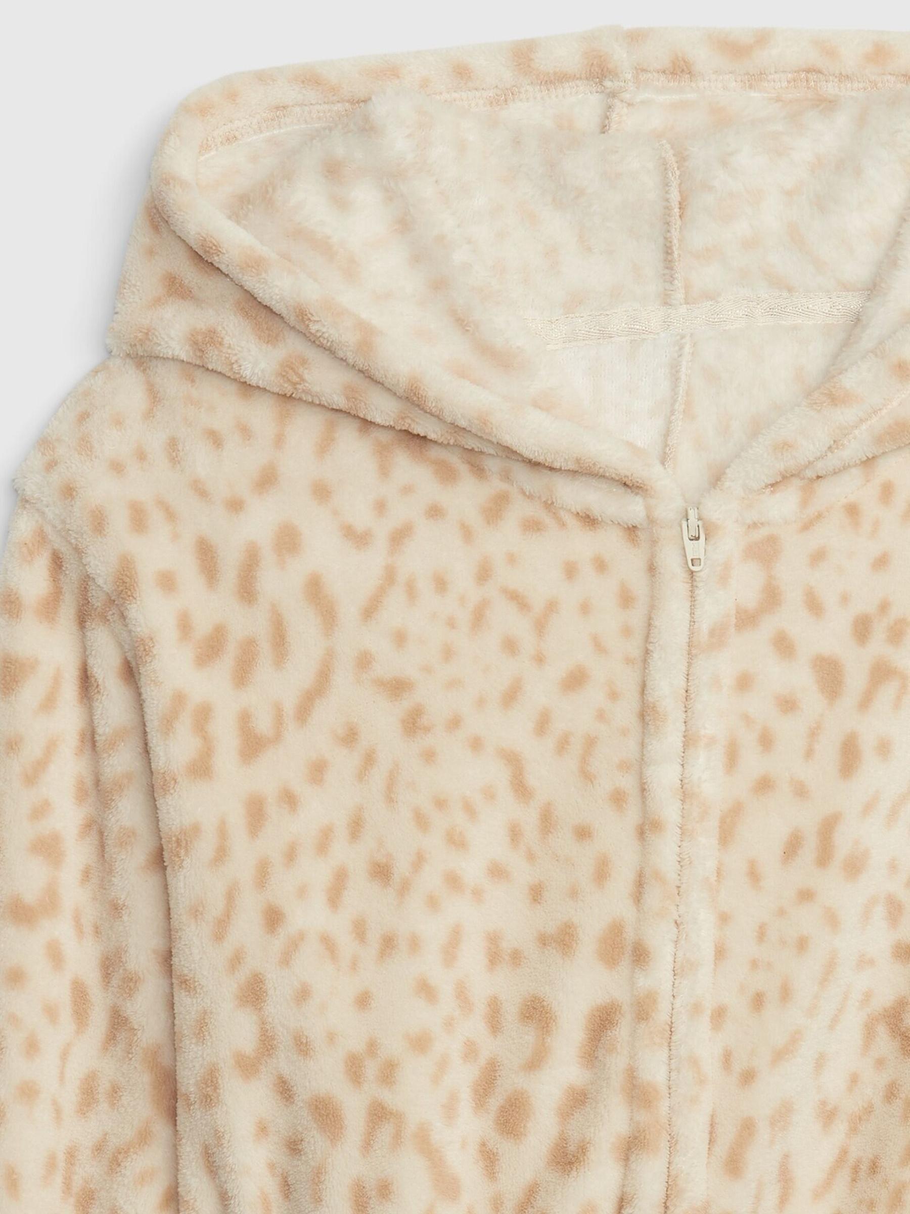Neutral Leopard Print Pyjama One-Piece - Image 2 of 2