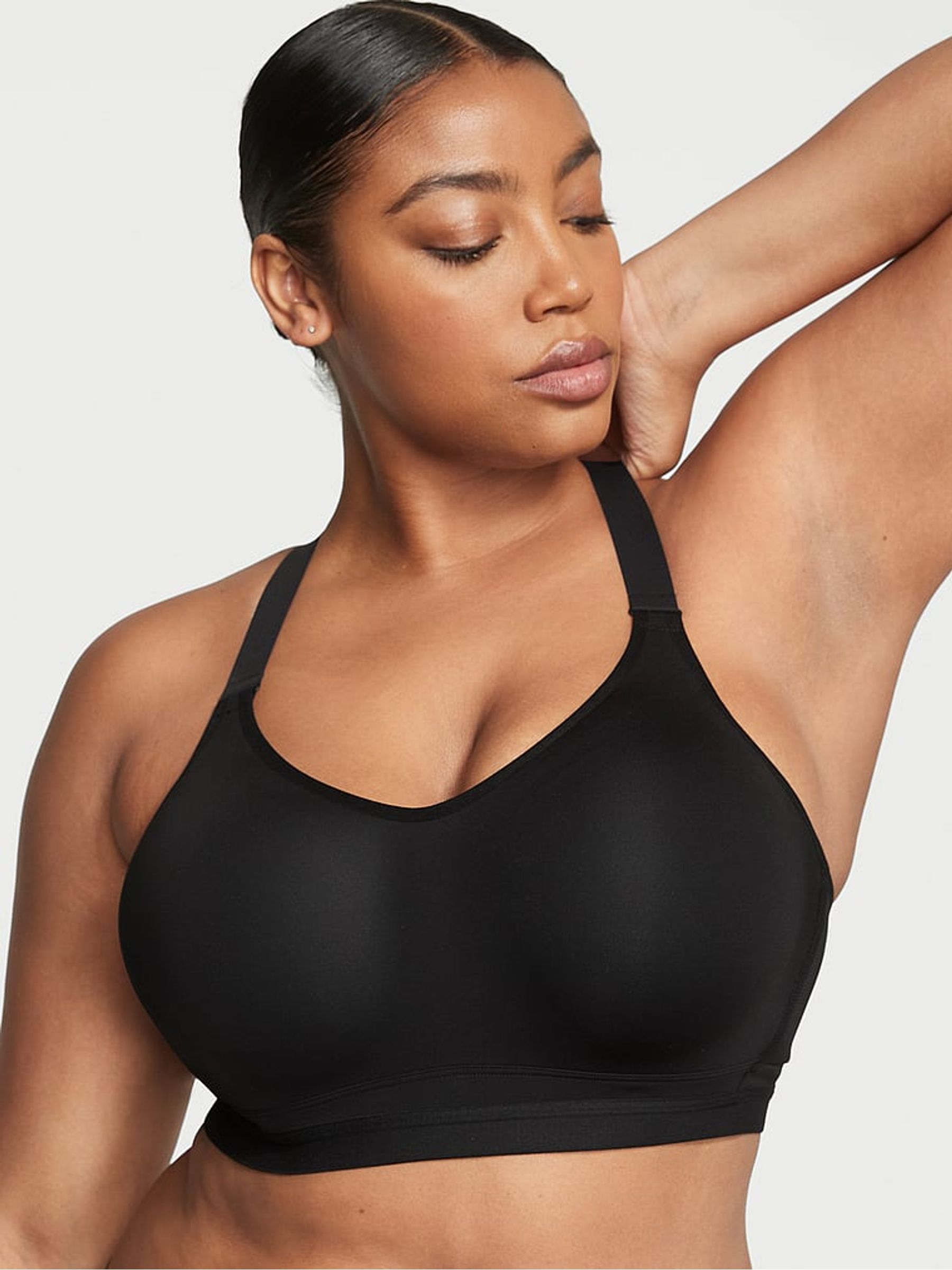 Black Incredible Plunge Sports Bra - Image 1 of 3