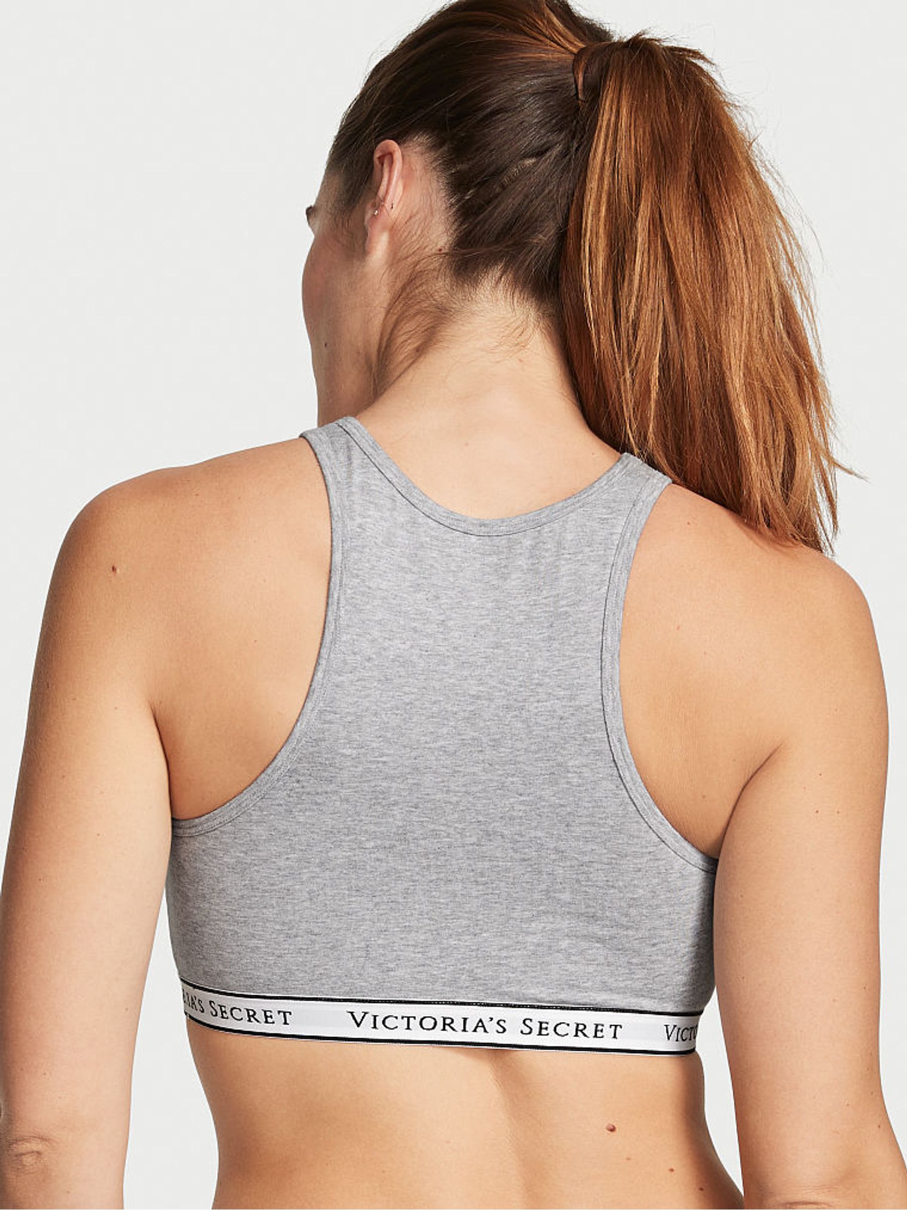 Medium Heather Grey Bralette Low Impact T-Shirt Bra - Image 2 of 3
